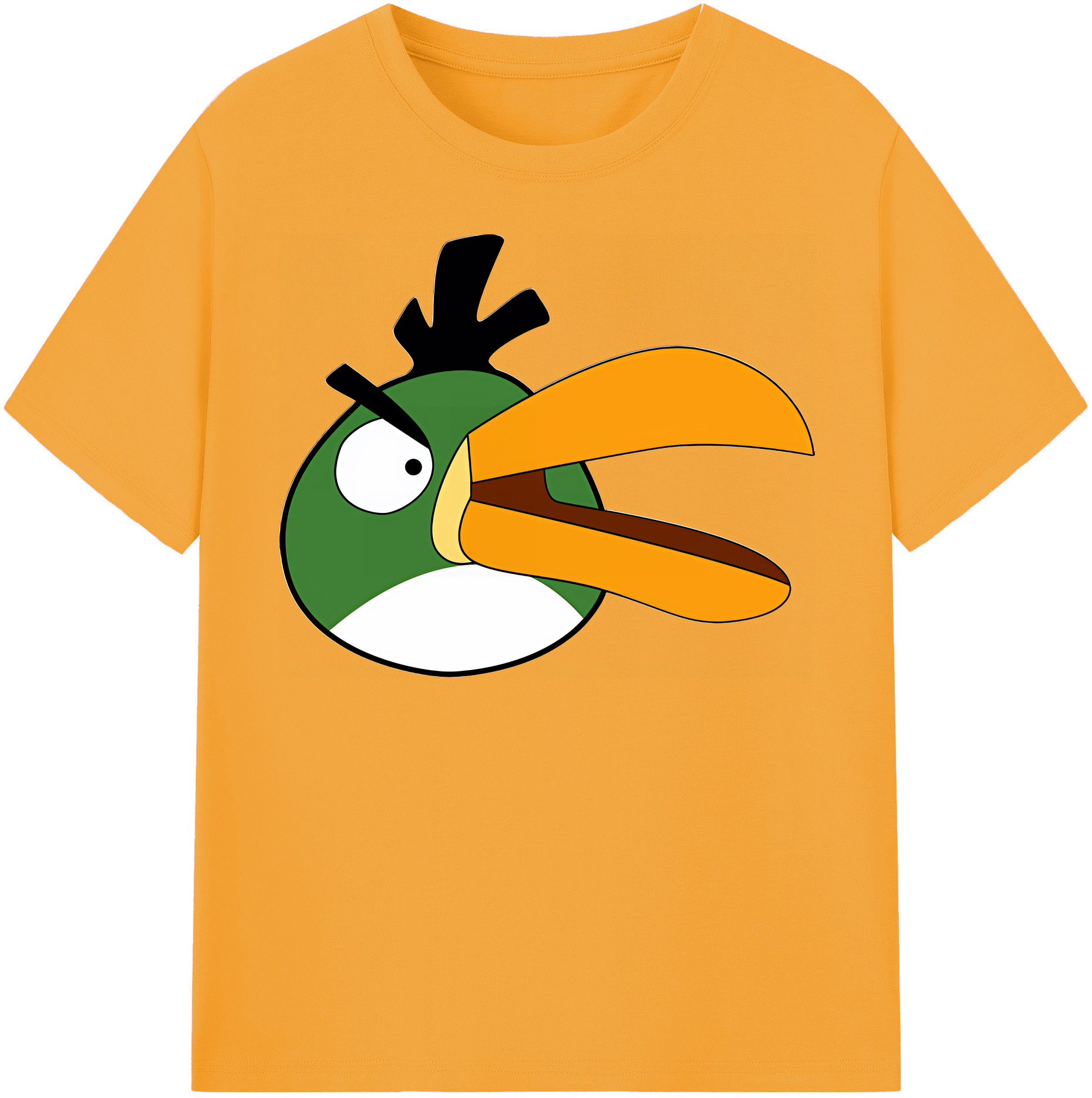 （画像用） Angry Birds アングリーバード 綿100％半袖Tシャツ（フロントプリント）