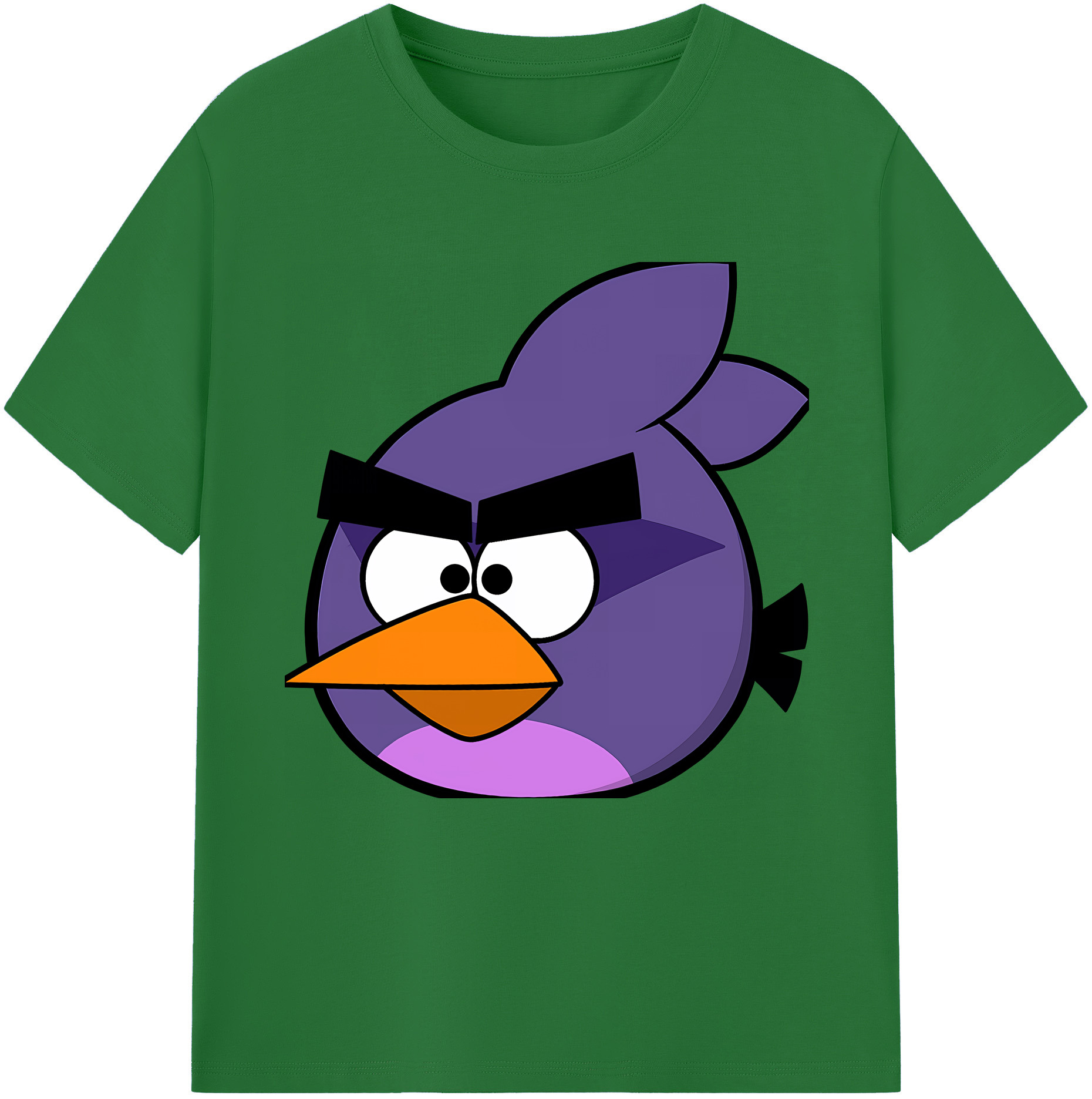 （画像用） Angry Birds アングリーバード 綿100％半袖Tシャツ（フロントプリント）