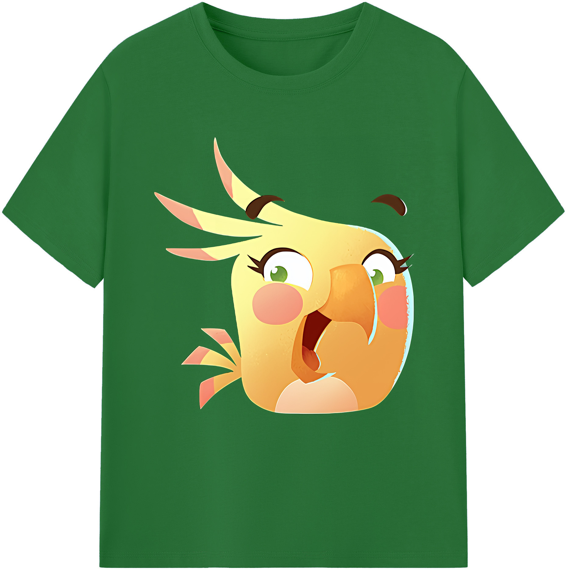 （画像用） Angry Birds アングリーバード 綿100％半袖Tシャツ（フロントプリント）