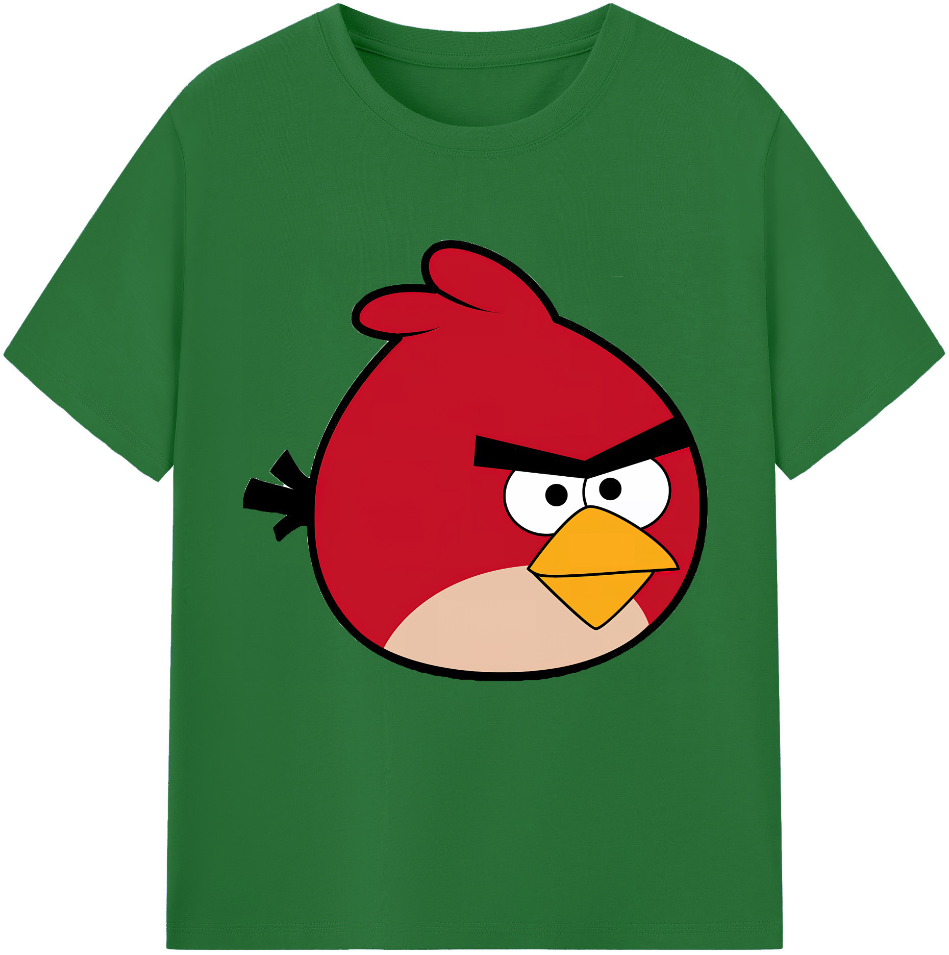 （画像用） Angry Birds アングリーバード 綿100％半袖Tシャツ（フロントプリント）