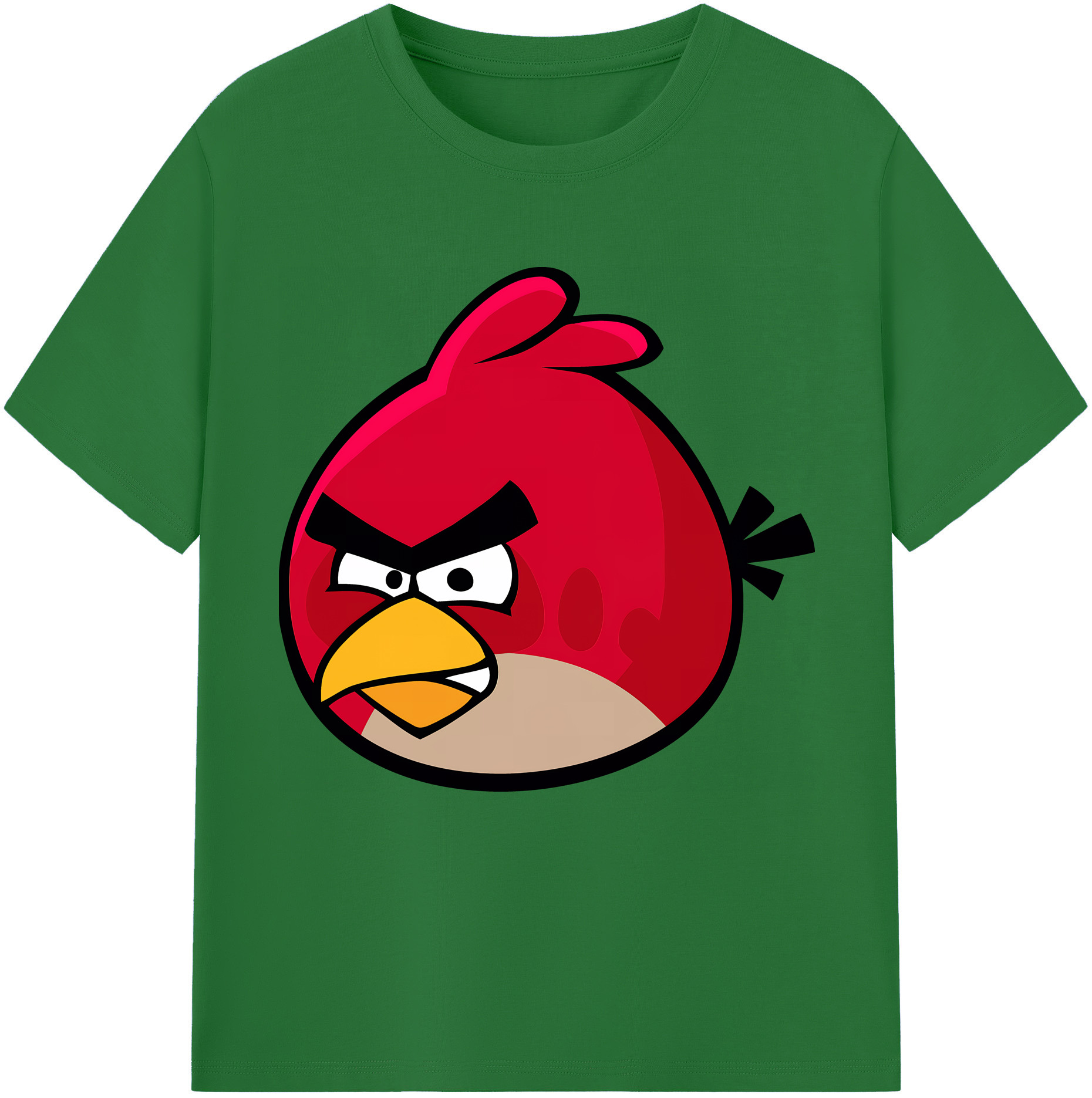 （画像用） Angry Birds アングリーバード 綿100％半袖Tシャツ（フロントプリント）