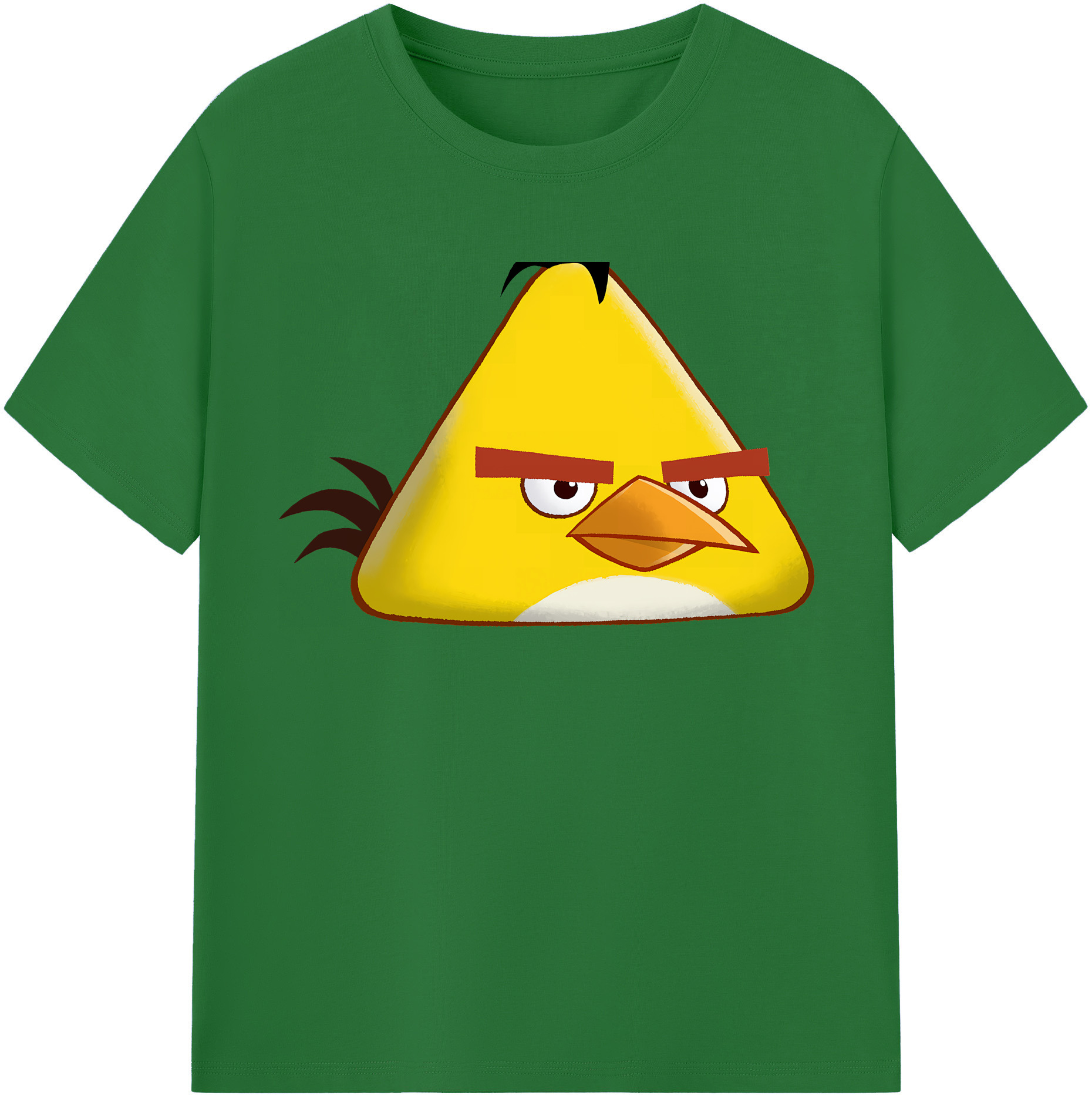 （画像用） Angry Birds アングリーバード 綿100％半袖Tシャツ（フロントプリント）