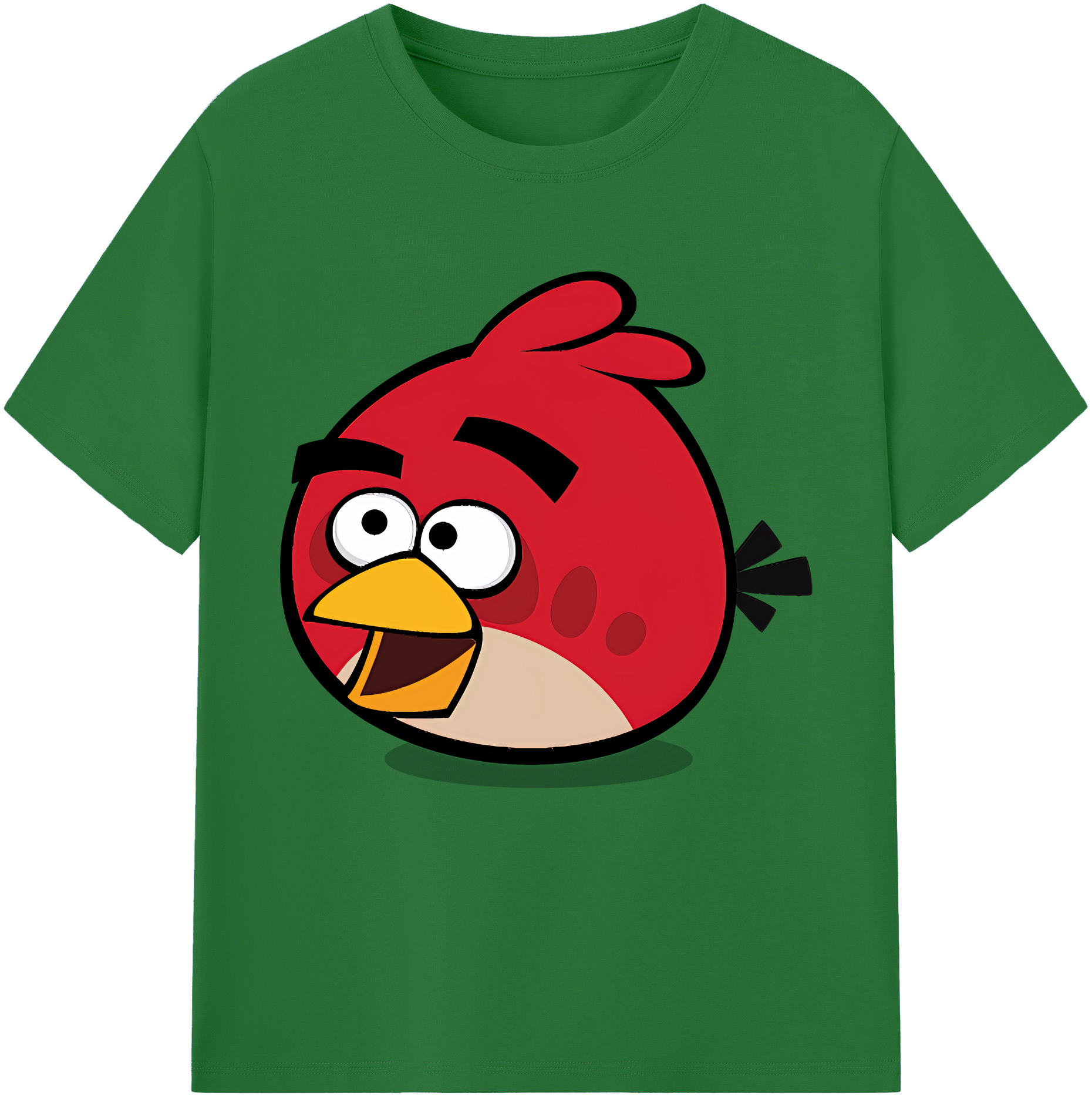 （画像用） Angry Birds アングリーバード 綿100％半袖Tシャツ（フロントプリント）