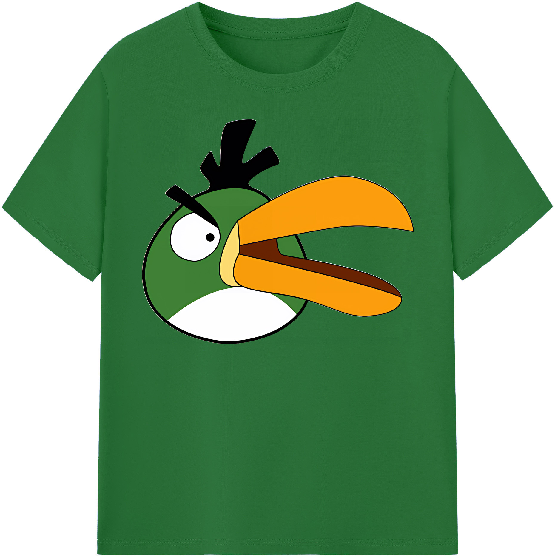 （画像用） Angry Birds アングリーバード 綿100％半袖Tシャツ（フロントプリント）