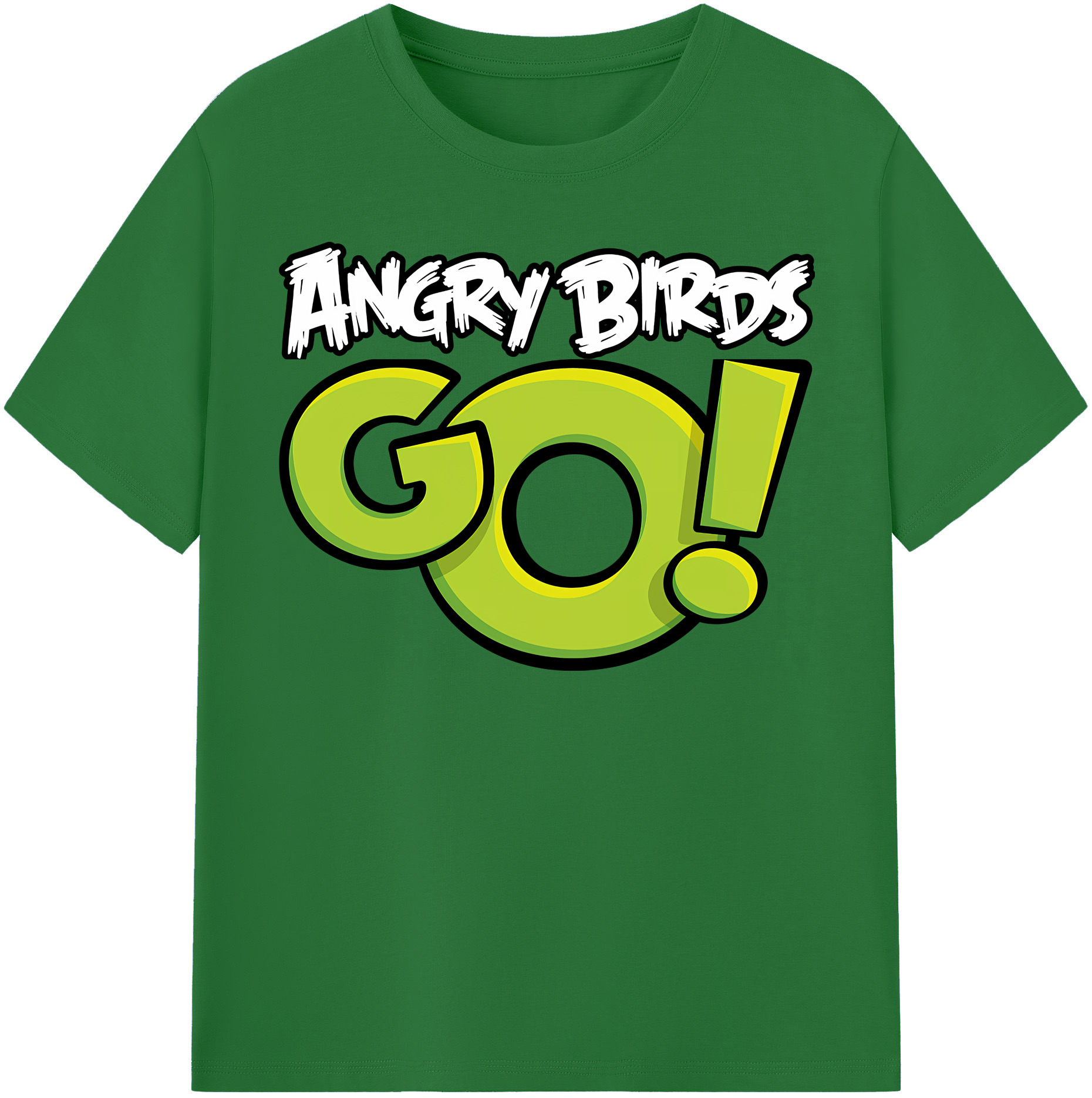 （画像用） Angry Birds アングリーバード 綿100％半袖Tシャツ（フロントプリント）