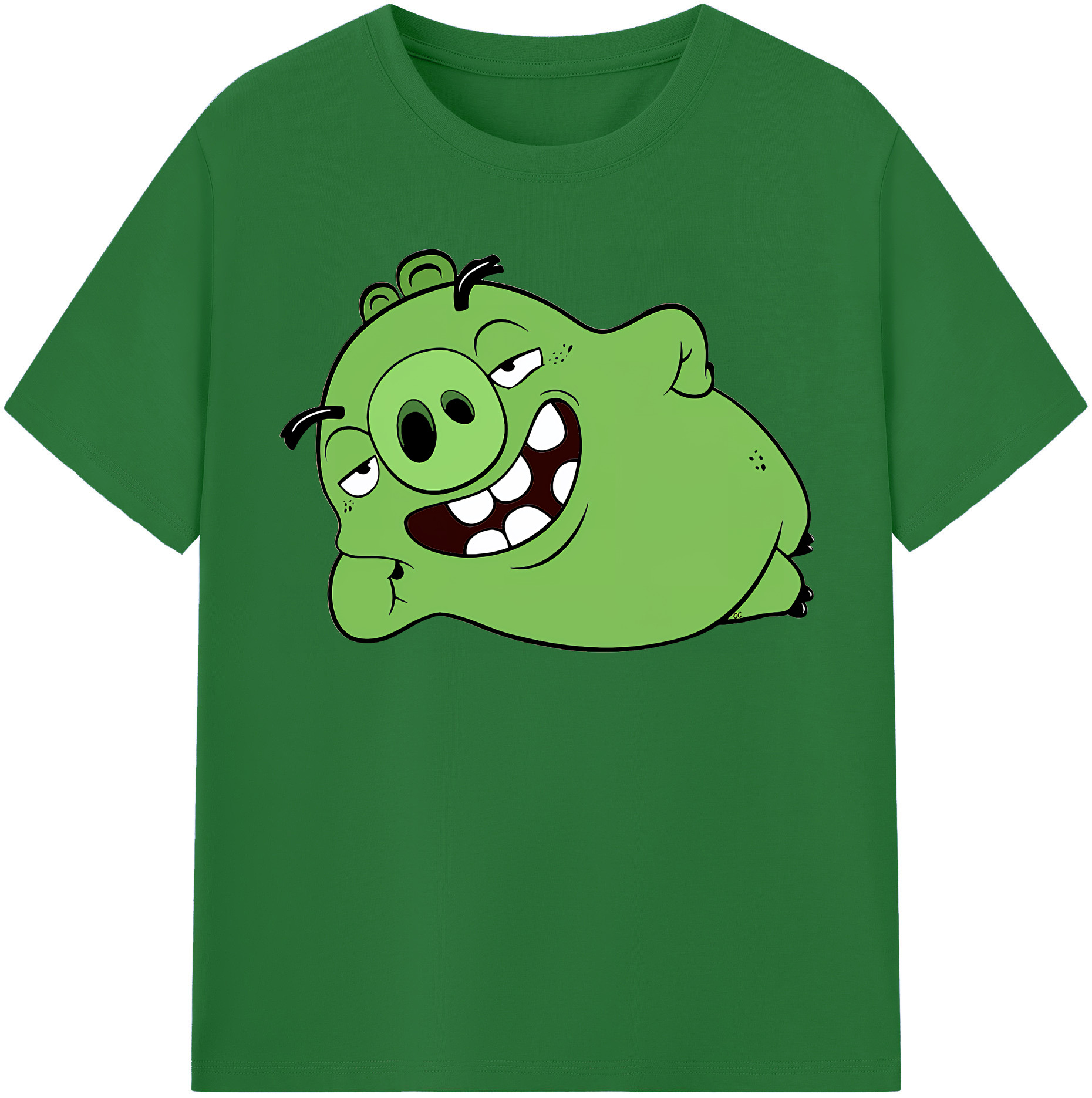 （画像用） Angry Birds アングリーバード 綿100％半袖Tシャツ（フロントプリント）