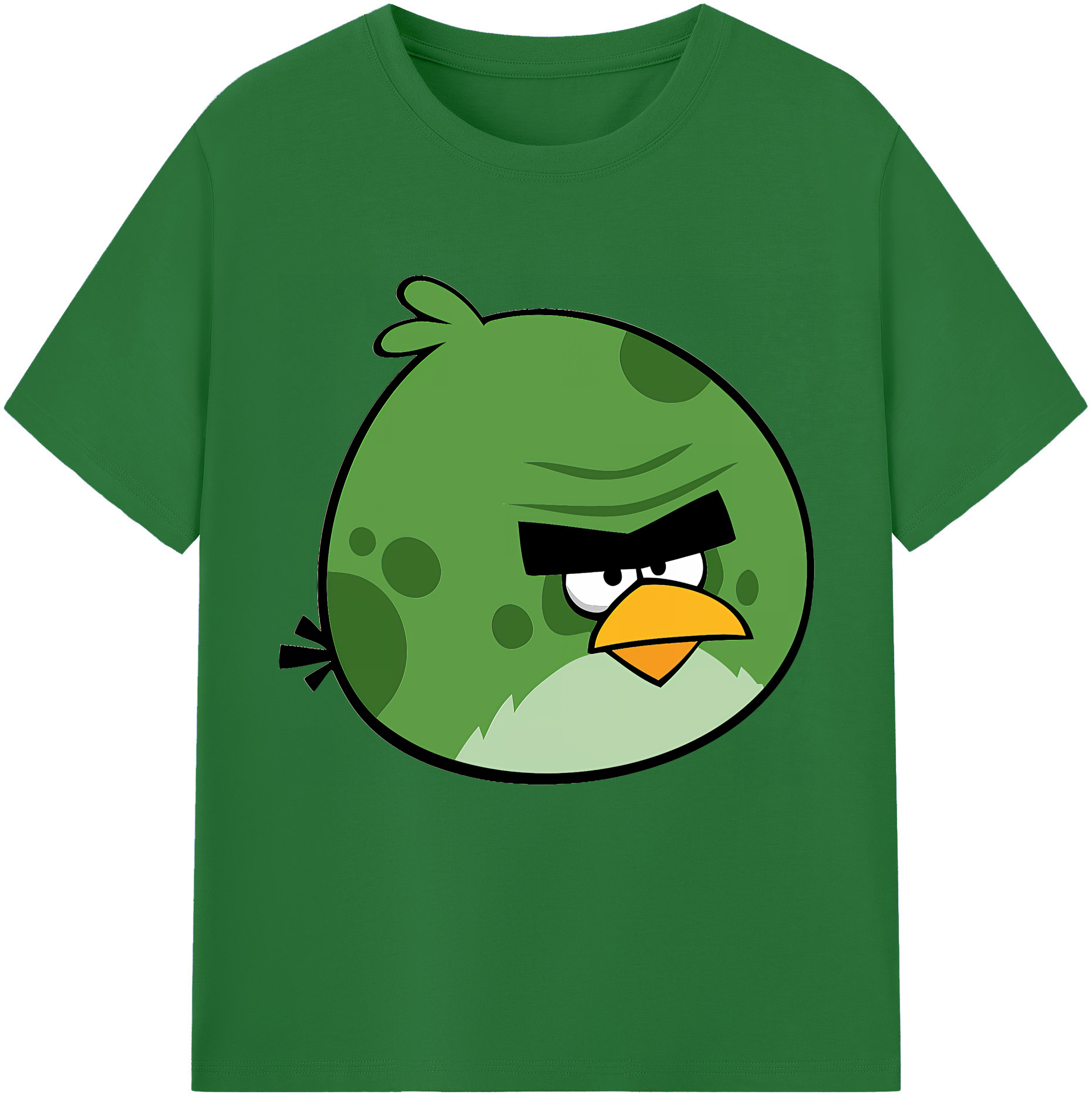 （画像用） Angry Birds アングリーバード 綿100％半袖Tシャツ（フロントプリント）