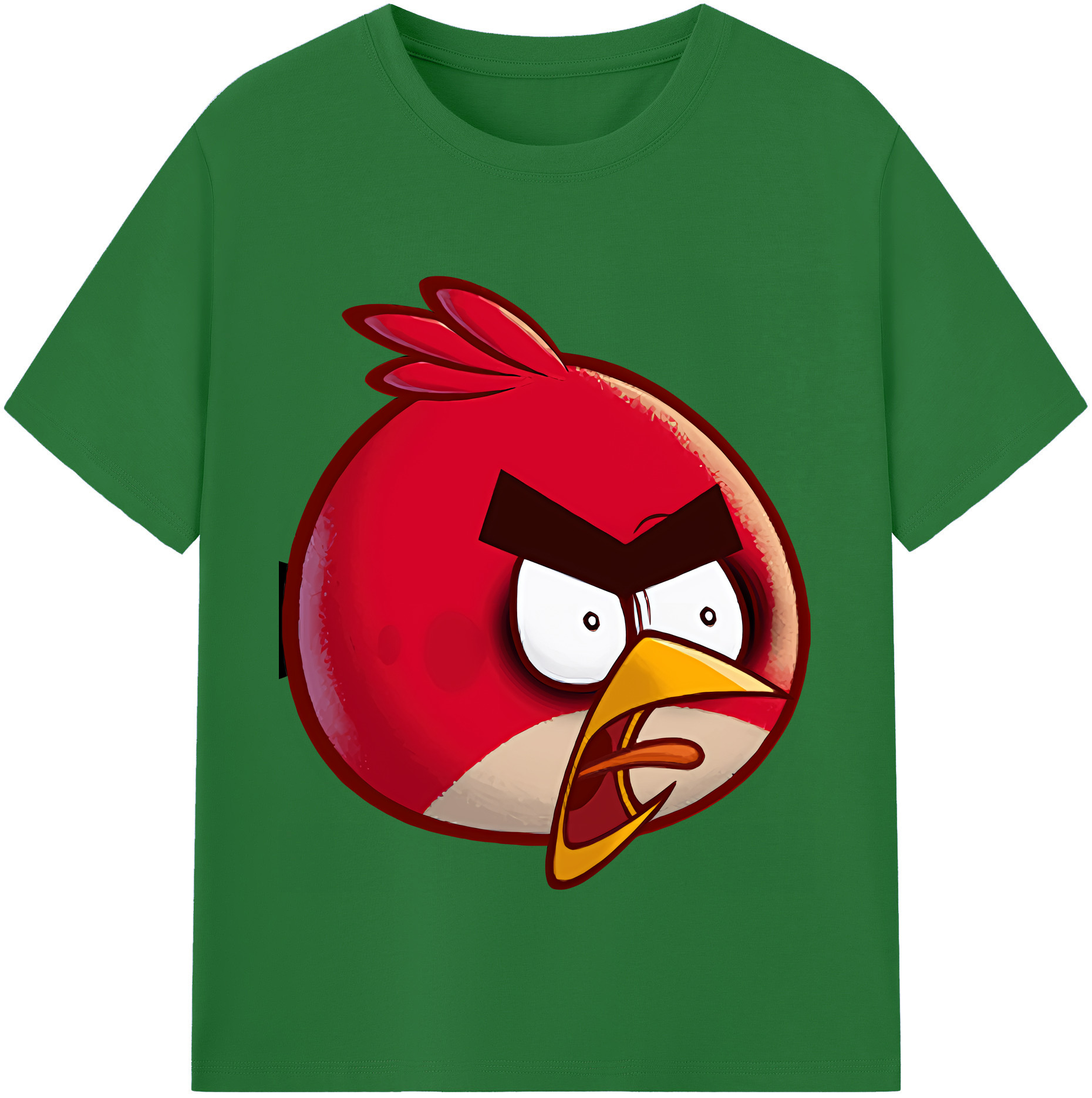 （画像用） Angry Birds アングリーバード 綿100％半袖Tシャツ（フロントプリント）