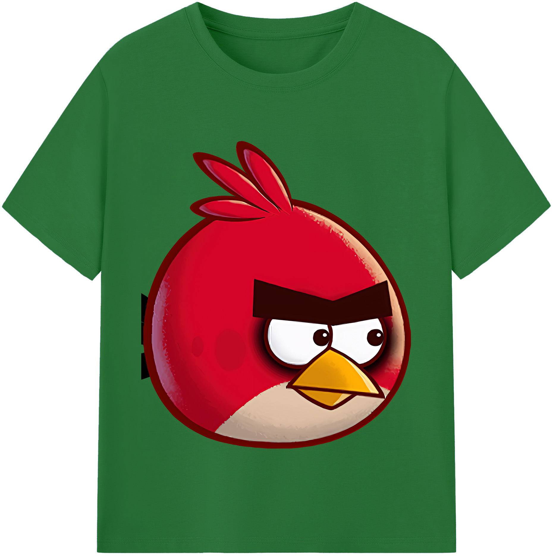 （画像用） Angry Birds アングリーバード 綿100％半袖Tシャツ（フロントプリント）