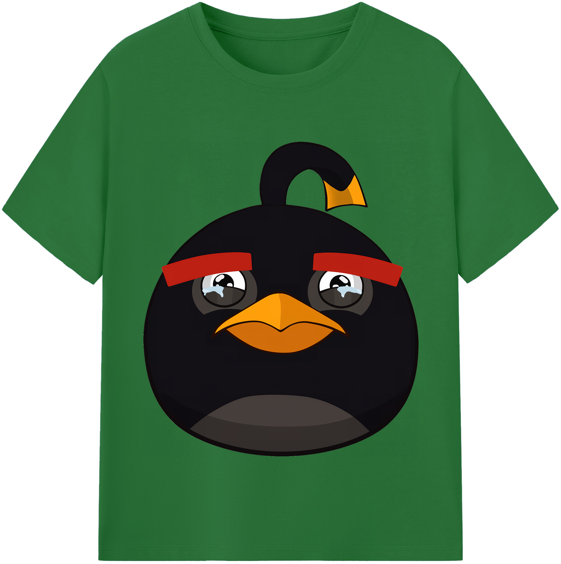 （画像用） Angry Birds アングリーバード 綿100％半袖Tシャツ（フロントプリント）