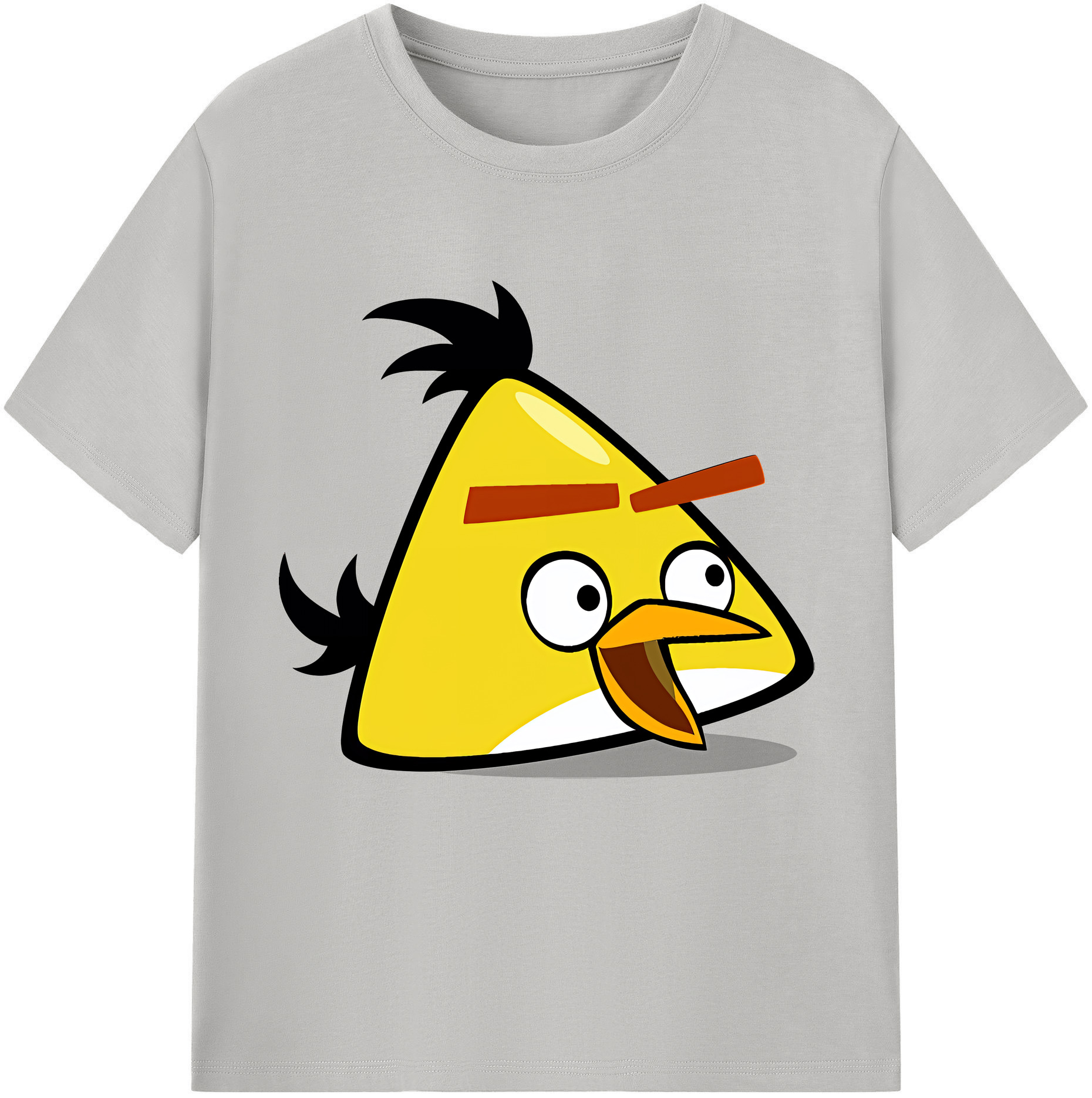 （画像用） Angry Birds アングリーバード 綿100％半袖Tシャツ（フロントプリント）