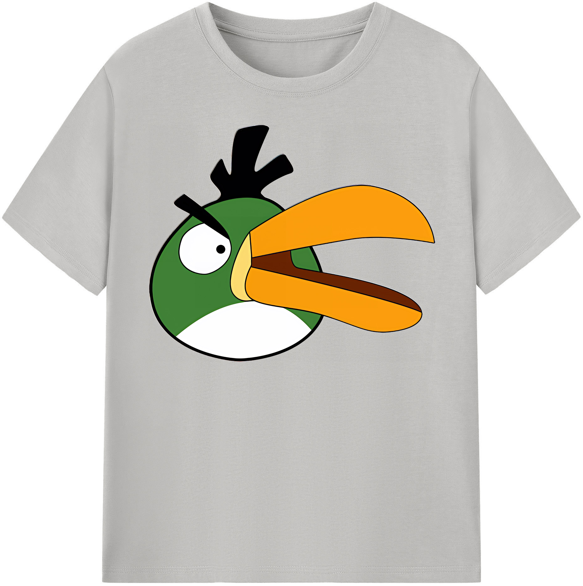 （画像用） Angry Birds アングリーバード 綿100％半袖Tシャツ（フロントプリント）