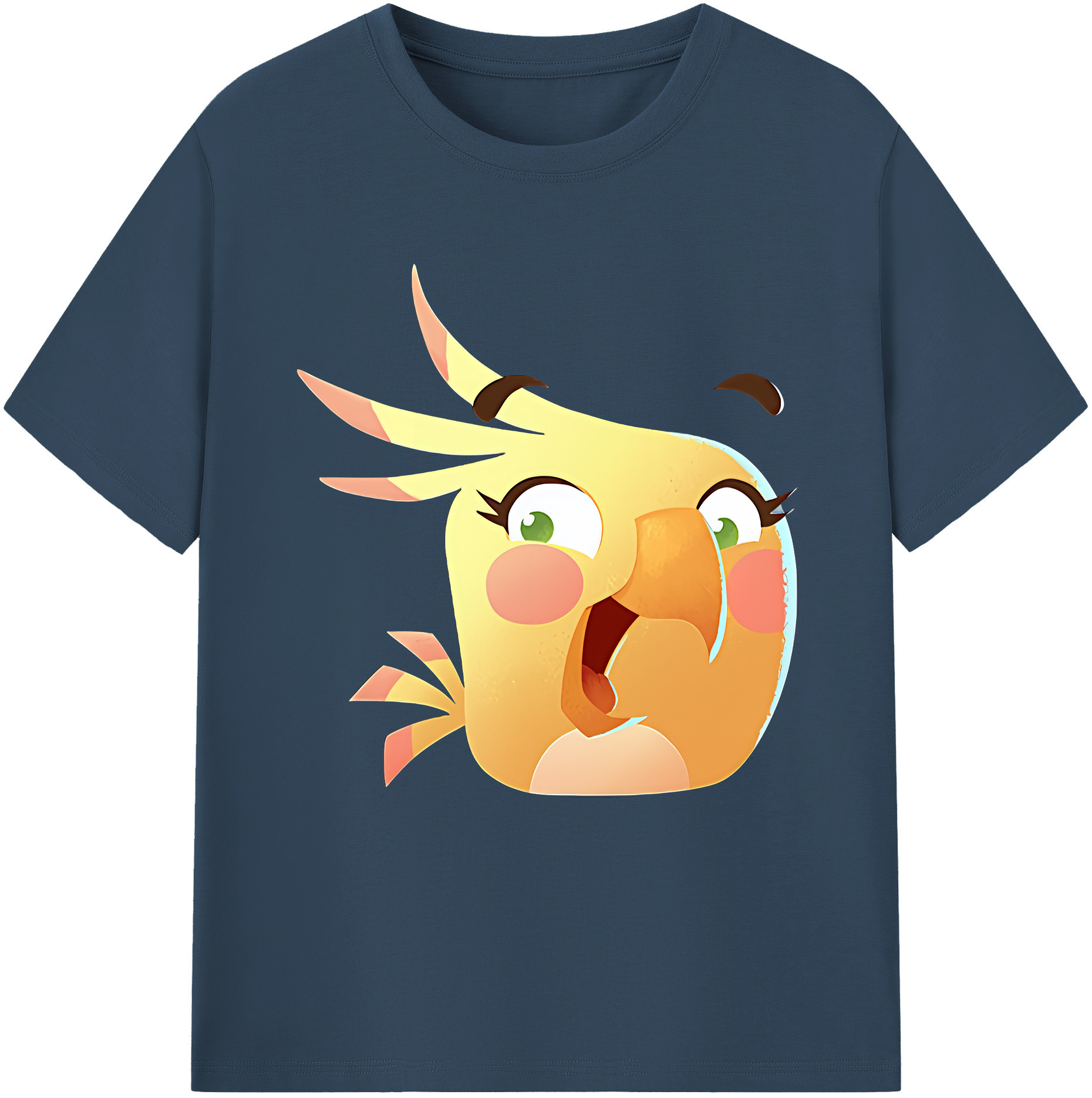 （画像用） Angry Birds アングリーバード 綿100％半袖Tシャツ（フロントプリント）