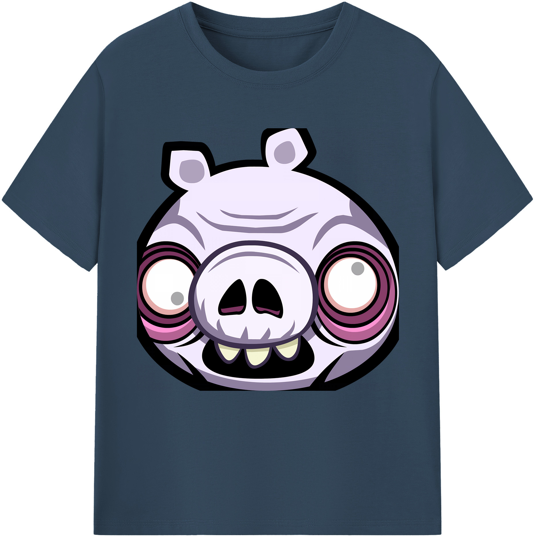 （画像用） Angry Birds アングリーバード 綿100％半袖Tシャツ（フロントプリント）