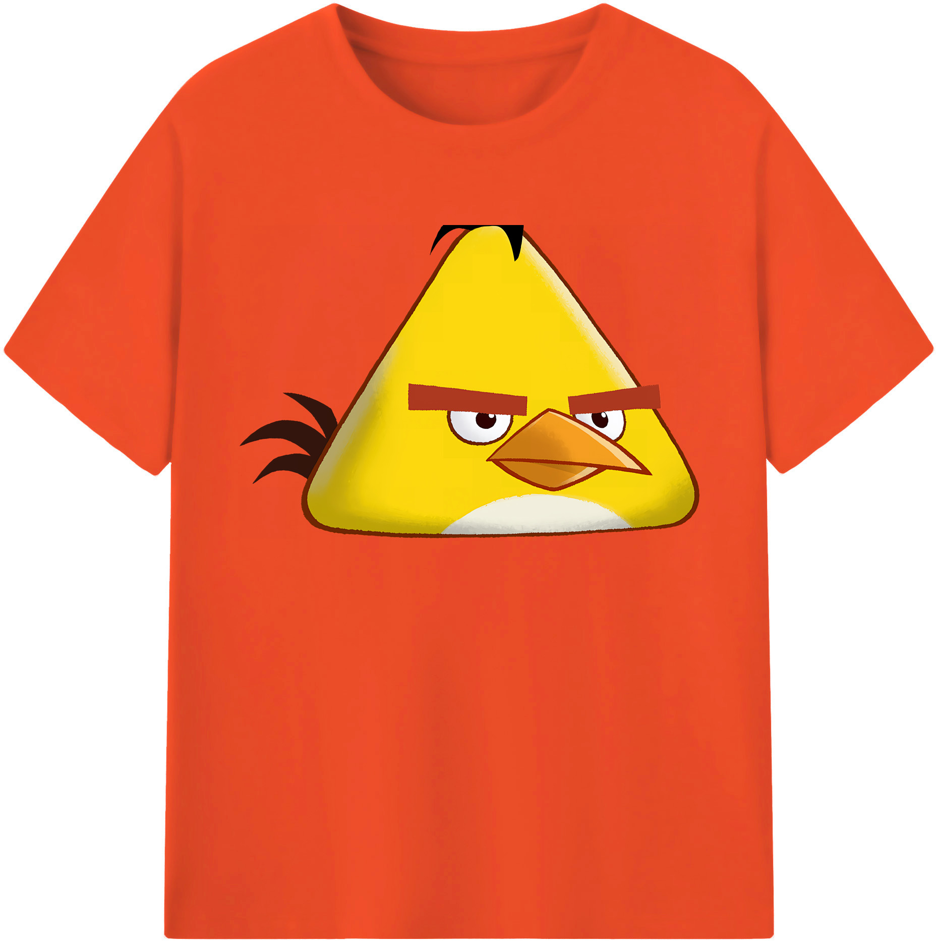 （画像用） Angry Birds アングリーバード 綿100％半袖Tシャツ（フロントプリント）