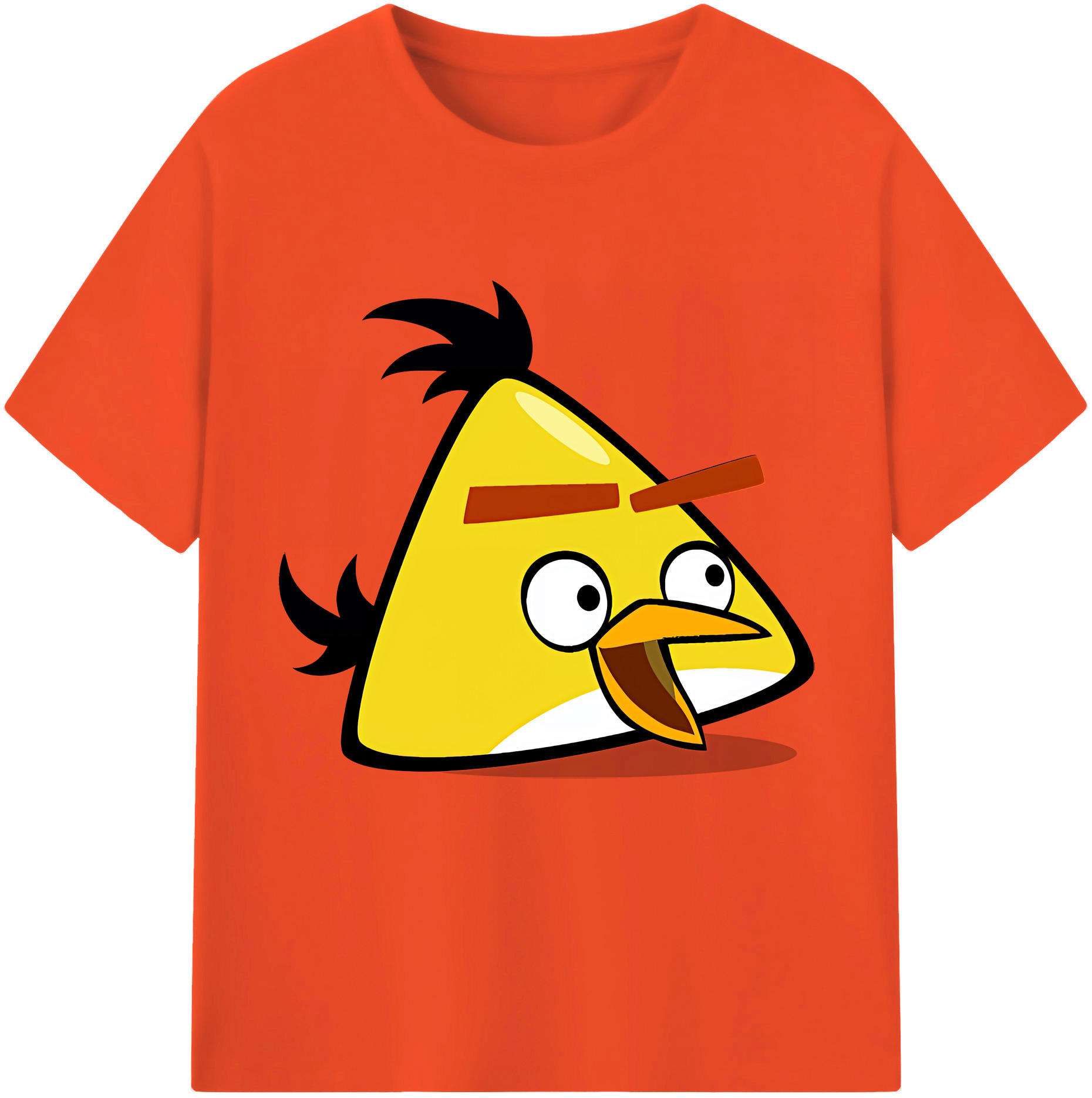 （画像用） Angry Birds アングリーバード 綿100％半袖Tシャツ（フロントプリント）
