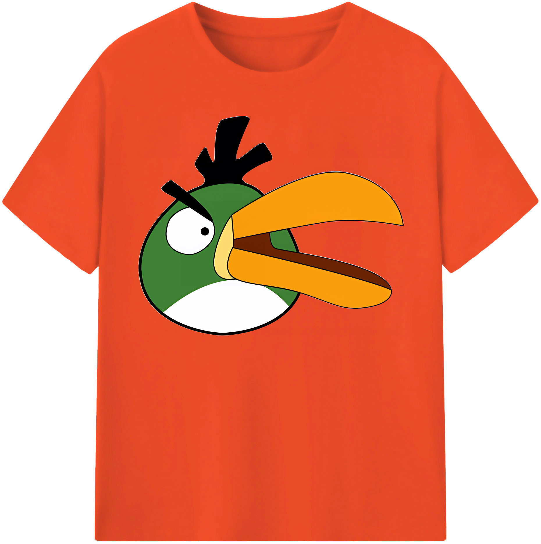 （画像用） Angry Birds アングリーバード 綿100％半袖Tシャツ（フロントプリント）