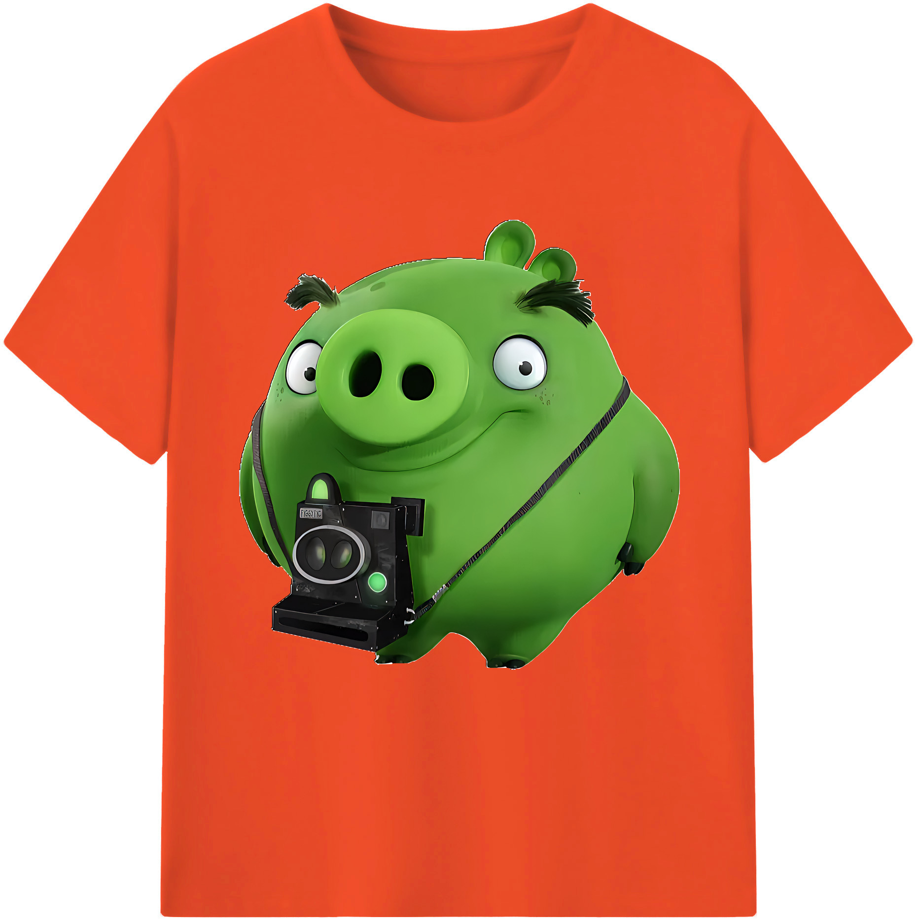 （画像用） Angry Birds アングリーバード 綿100％半袖Tシャツ（フロントプリント）
