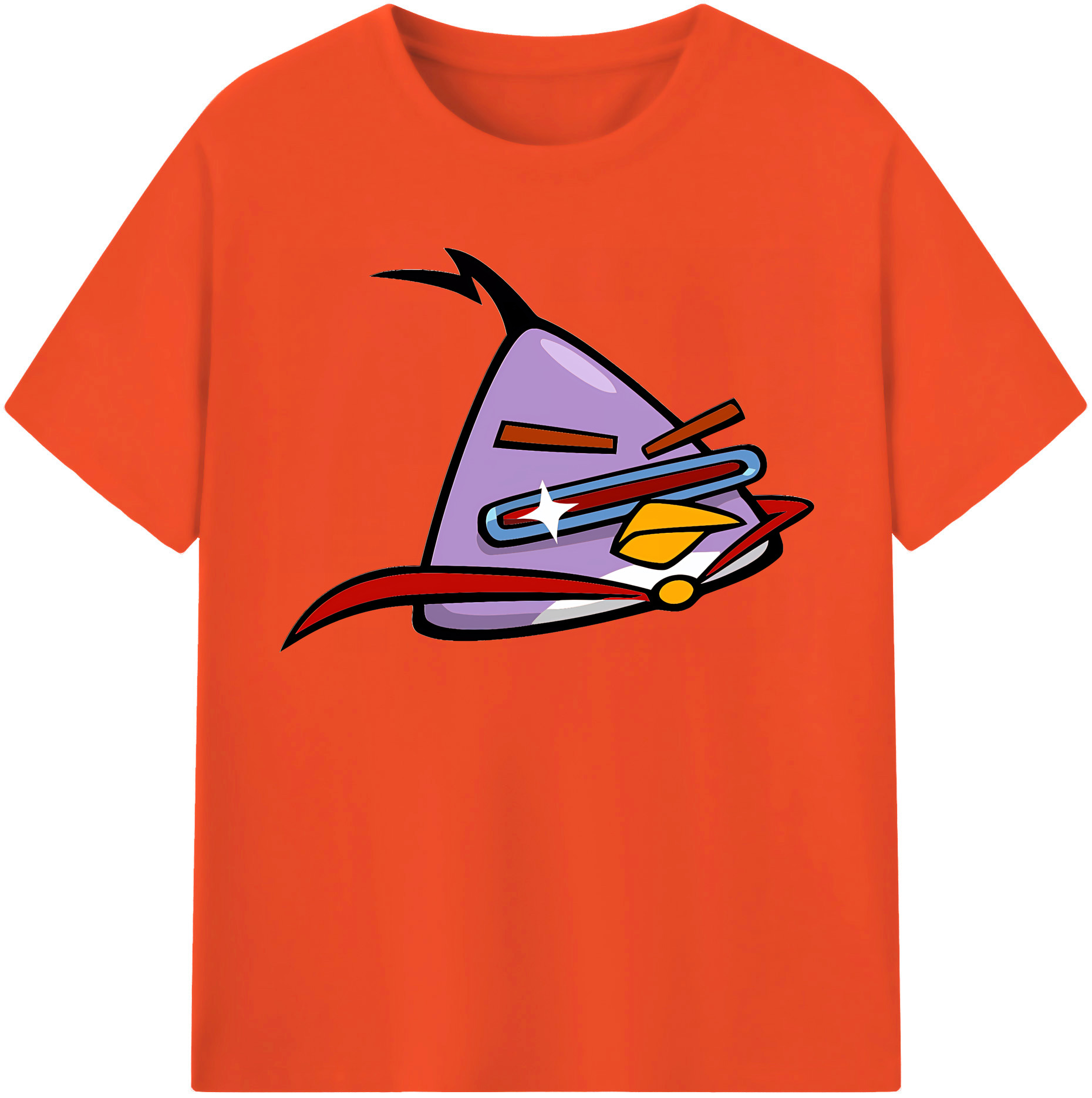 （画像用） Angry Birds アングリーバード 綿100％半袖Tシャツ（フロントプリント）