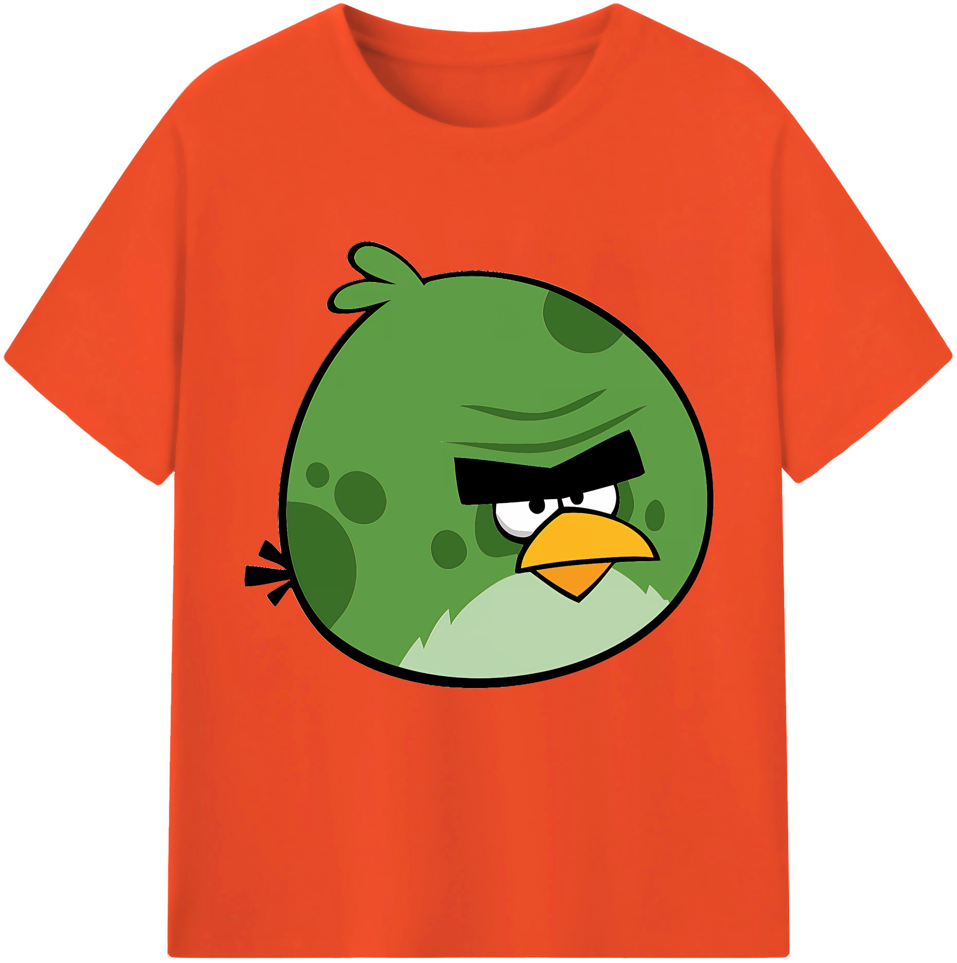 （画像用） Angry Birds アングリーバード 綿100％半袖Tシャツ（フロントプリント）