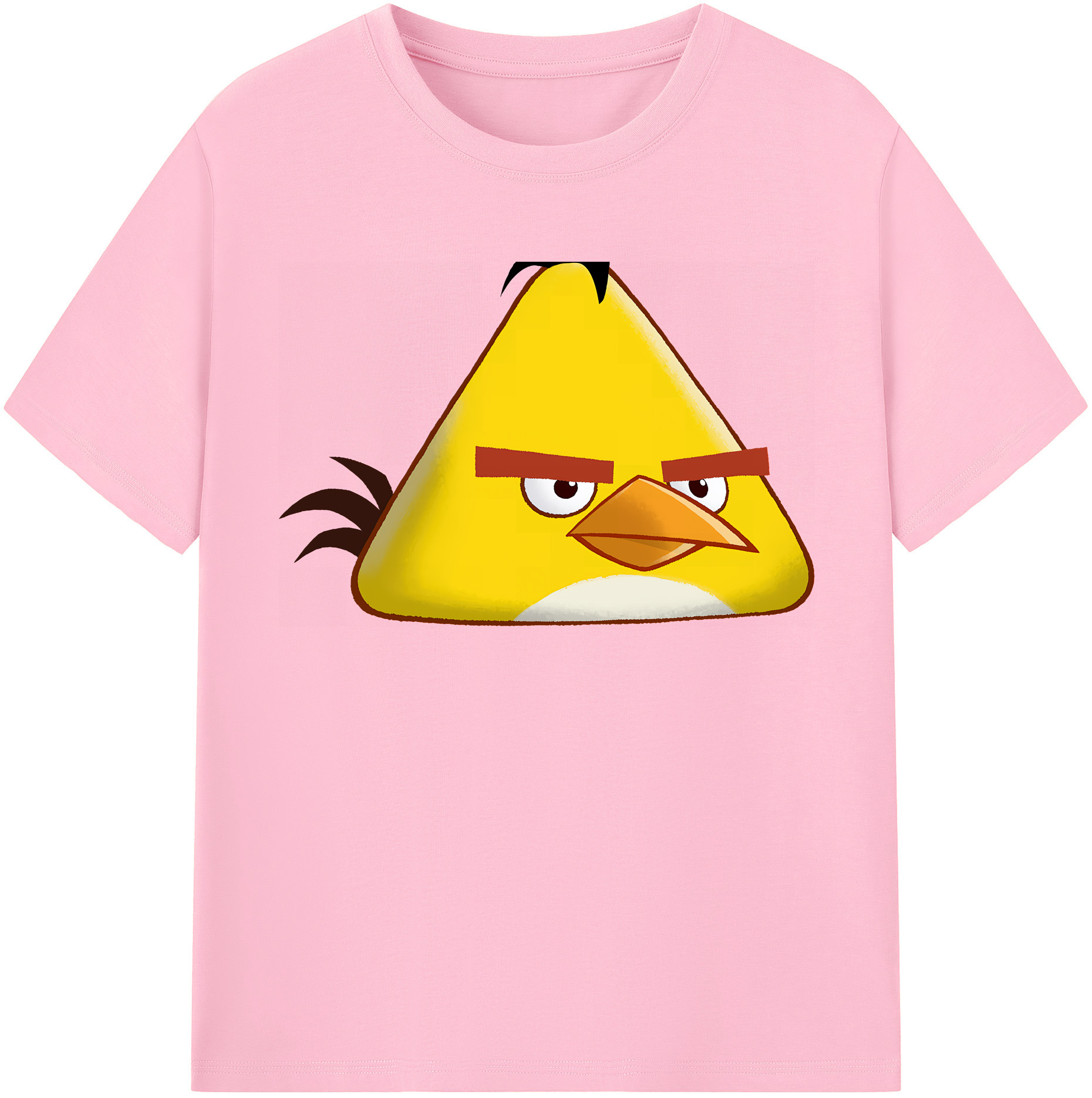 （画像用） Angry Birds アングリーバード 綿100％半袖Tシャツ（フロントプリント）