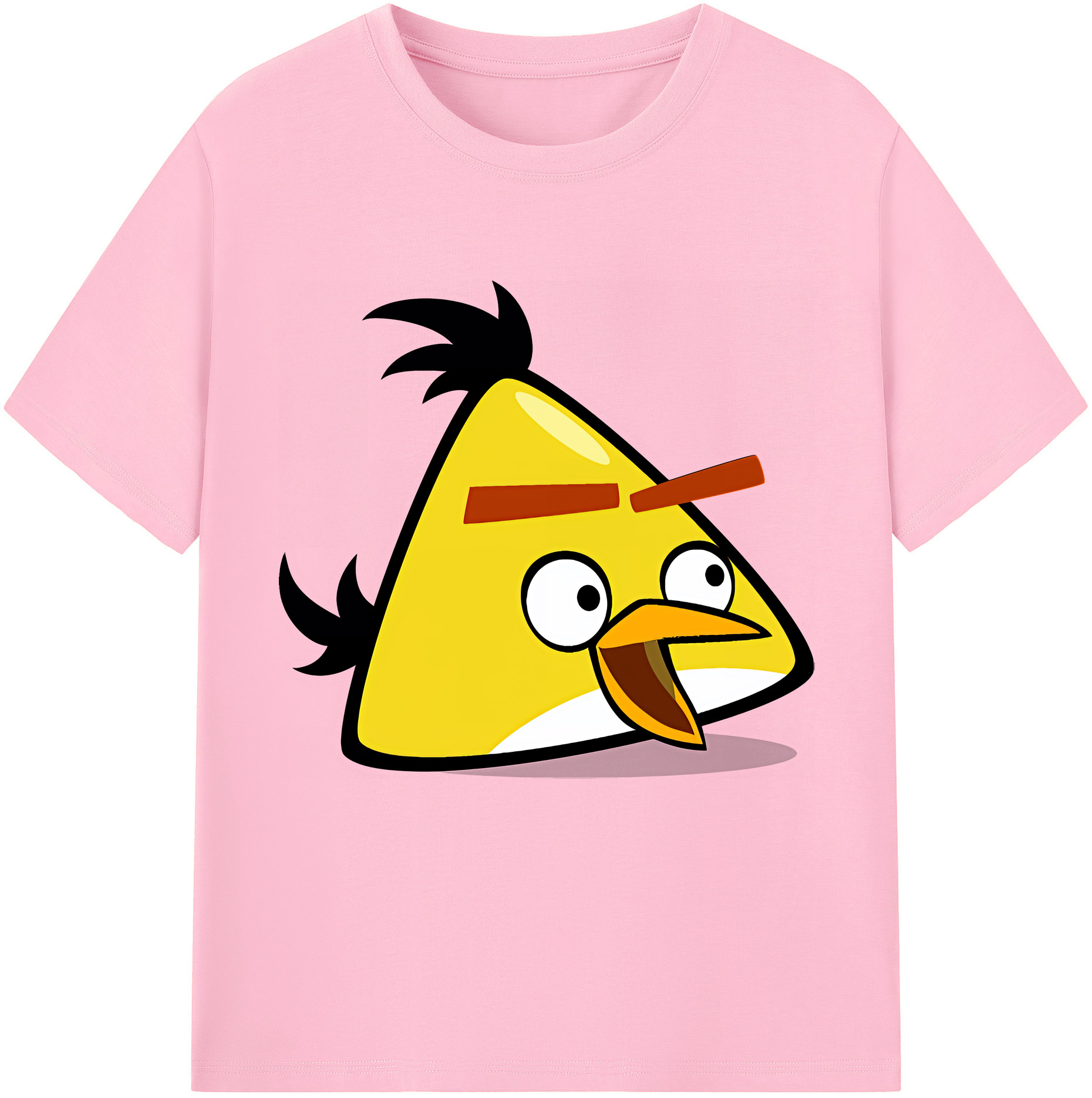 （画像用） Angry Birds アングリーバード 綿100％半袖Tシャツ（フロントプリント）