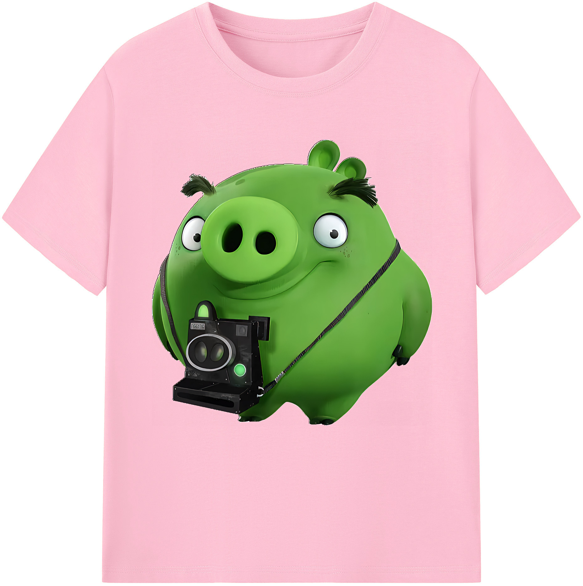 （画像用） Angry Birds アングリーバード 綿100％半袖Tシャツ（フロントプリント）