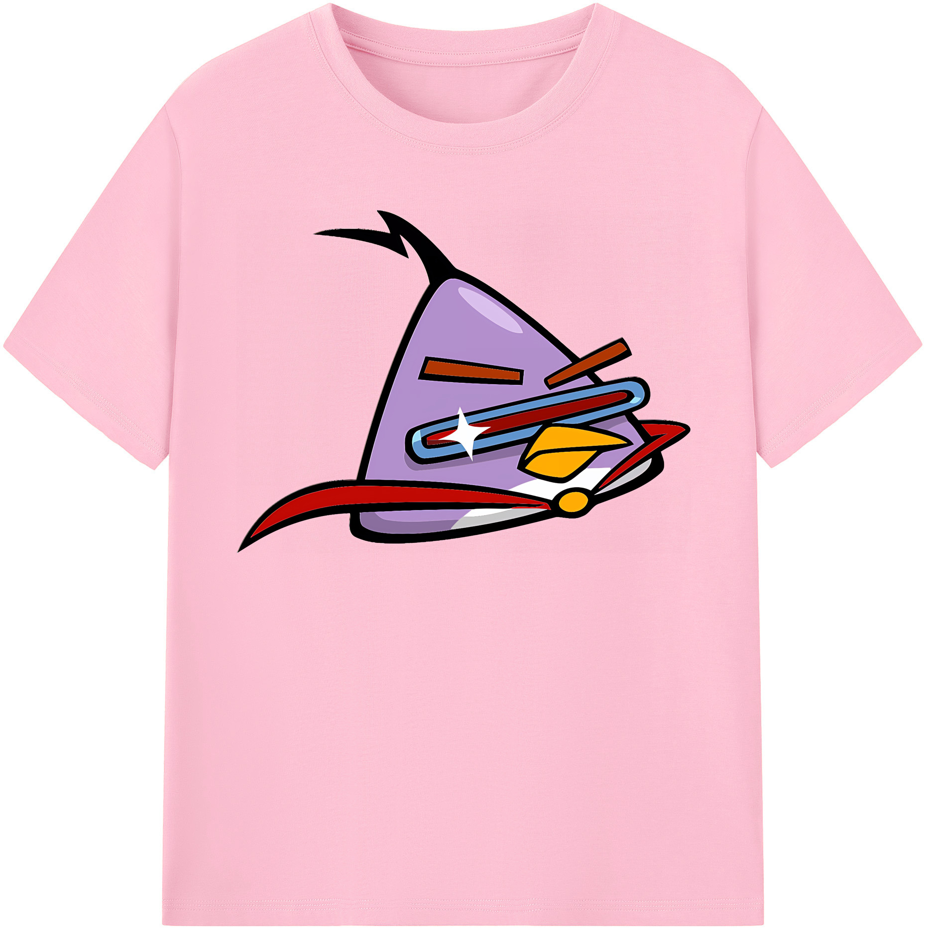 （画像用） Angry Birds アングリーバード 綿100％半袖Tシャツ（フロントプリント）