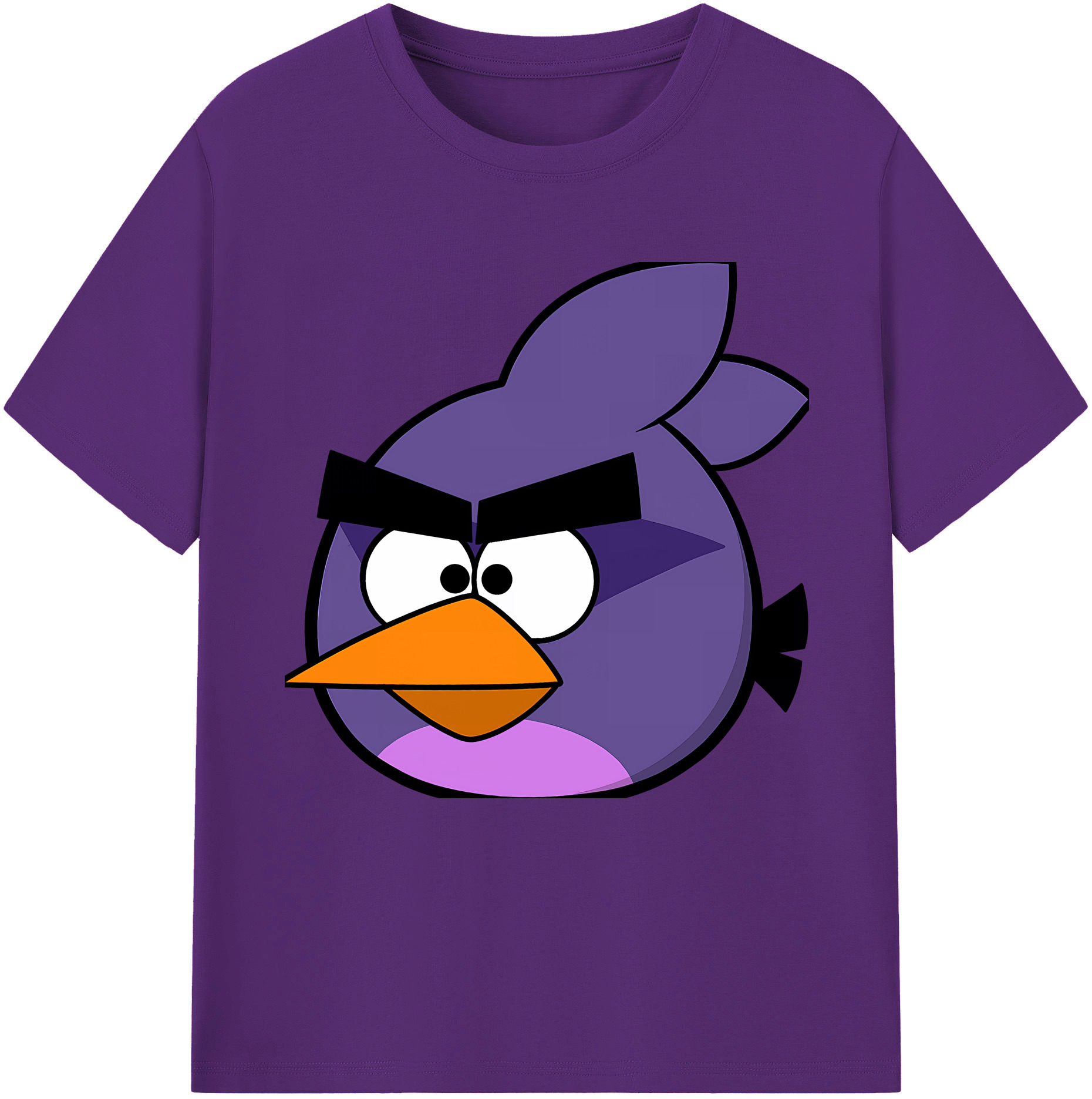 （画像用） Angry Birds アングリーバード 綿100％半袖Tシャツ（フロントプリント）