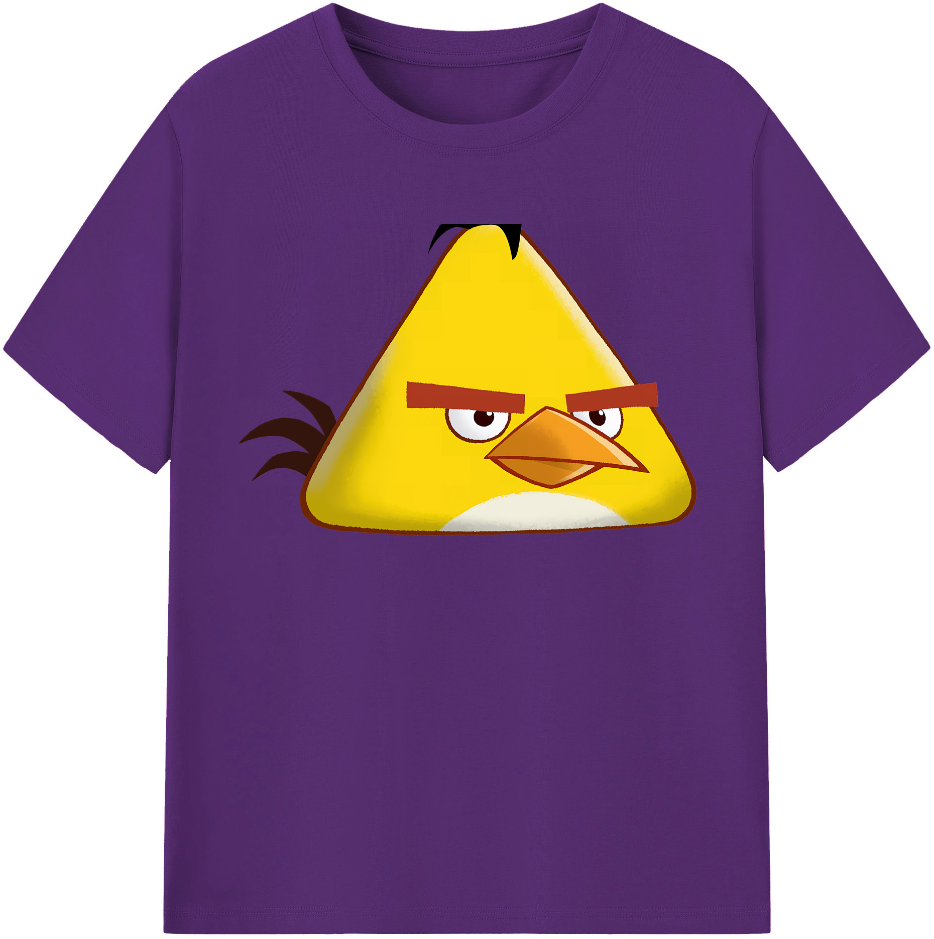 （画像用） Angry Birds アングリーバード 綿100％半袖Tシャツ（フロントプリント）
