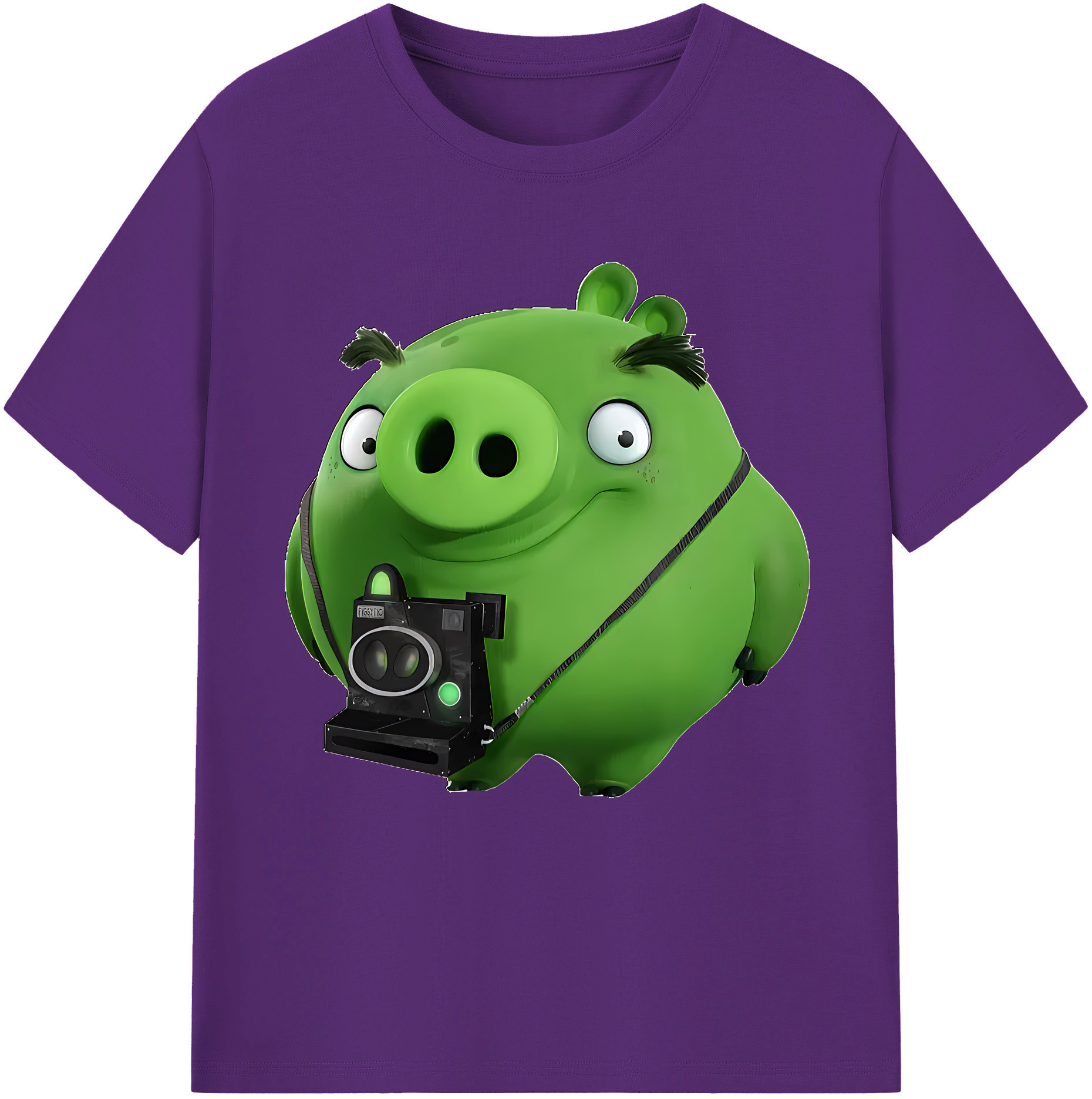 （画像用） Angry Birds アングリーバード 綿100％半袖Tシャツ（フロントプリント）