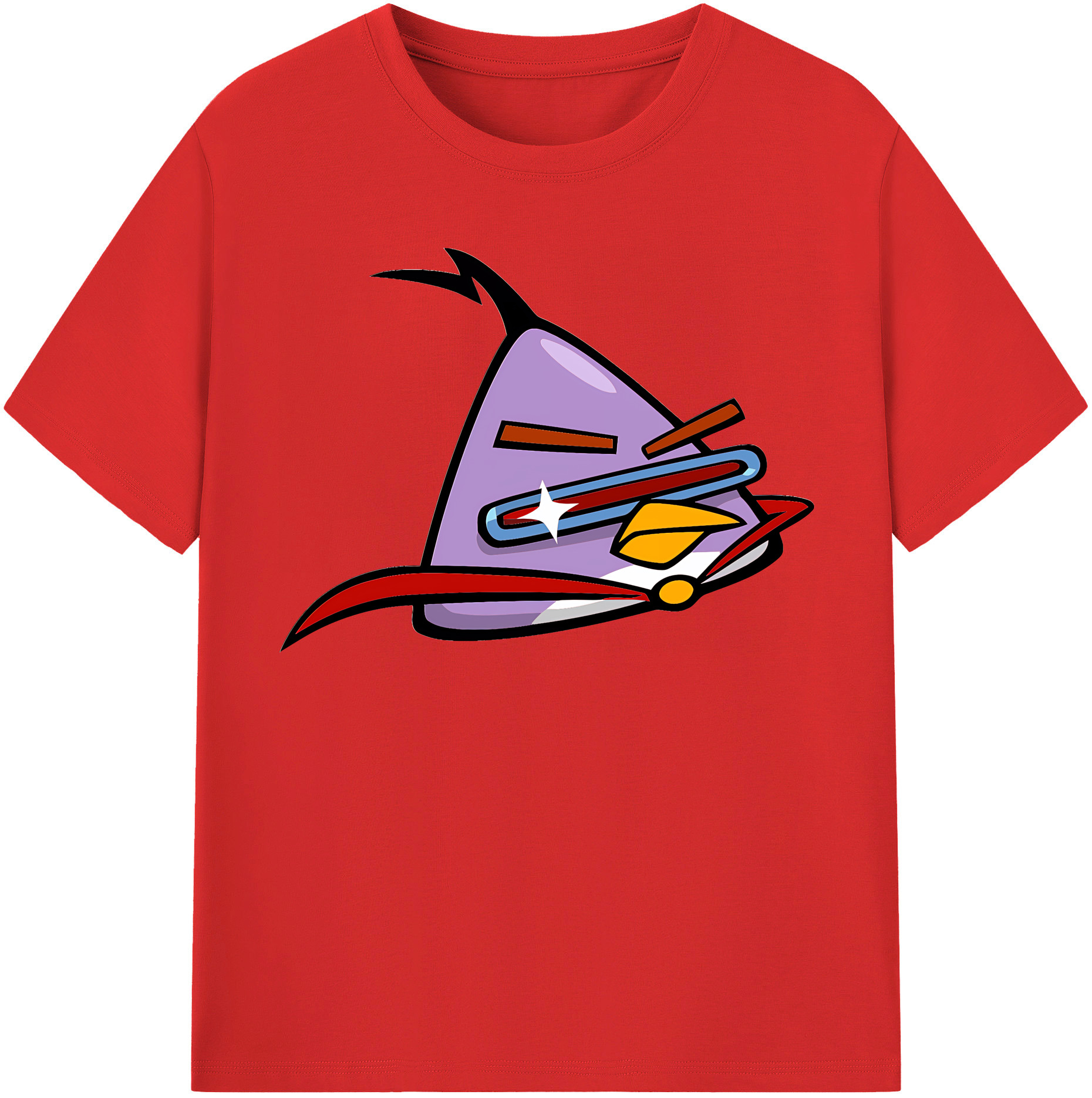 （画像用） Angry Birds アングリーバード 綿100％半袖Tシャツ（フロントプリント）