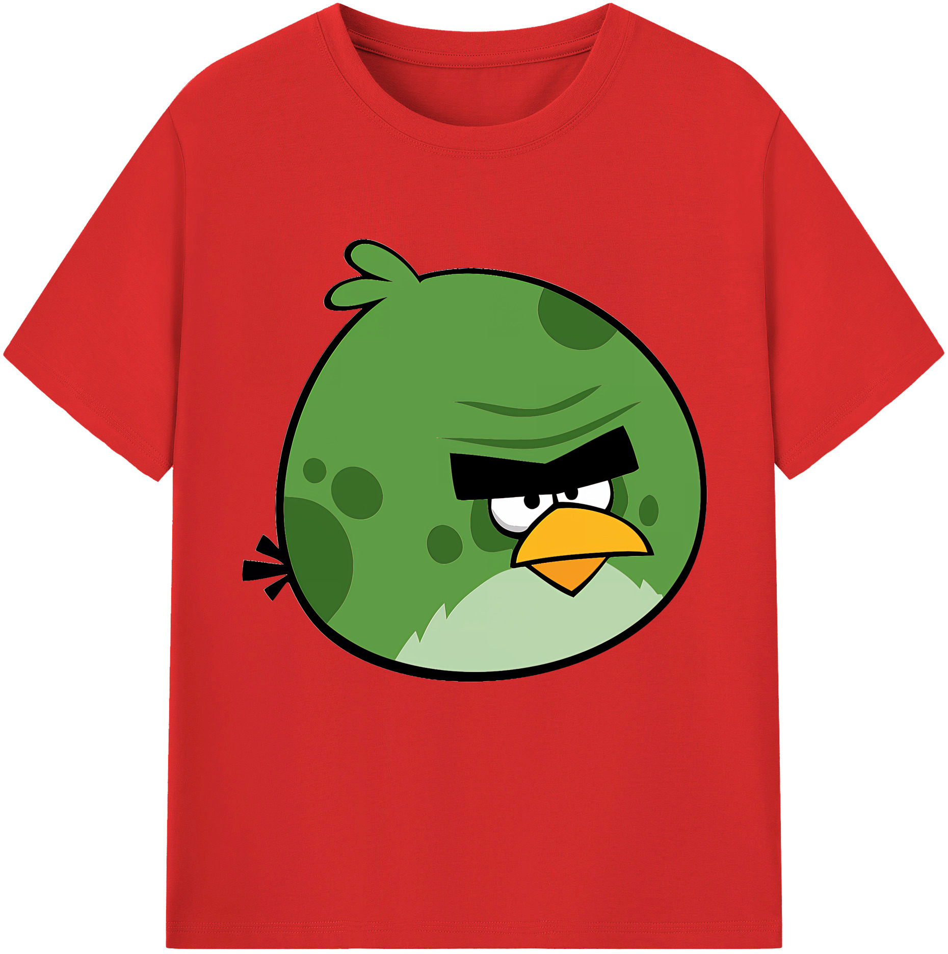 （画像用） Angry Birds アングリーバード 綿100％半袖Tシャツ（フロントプリント）