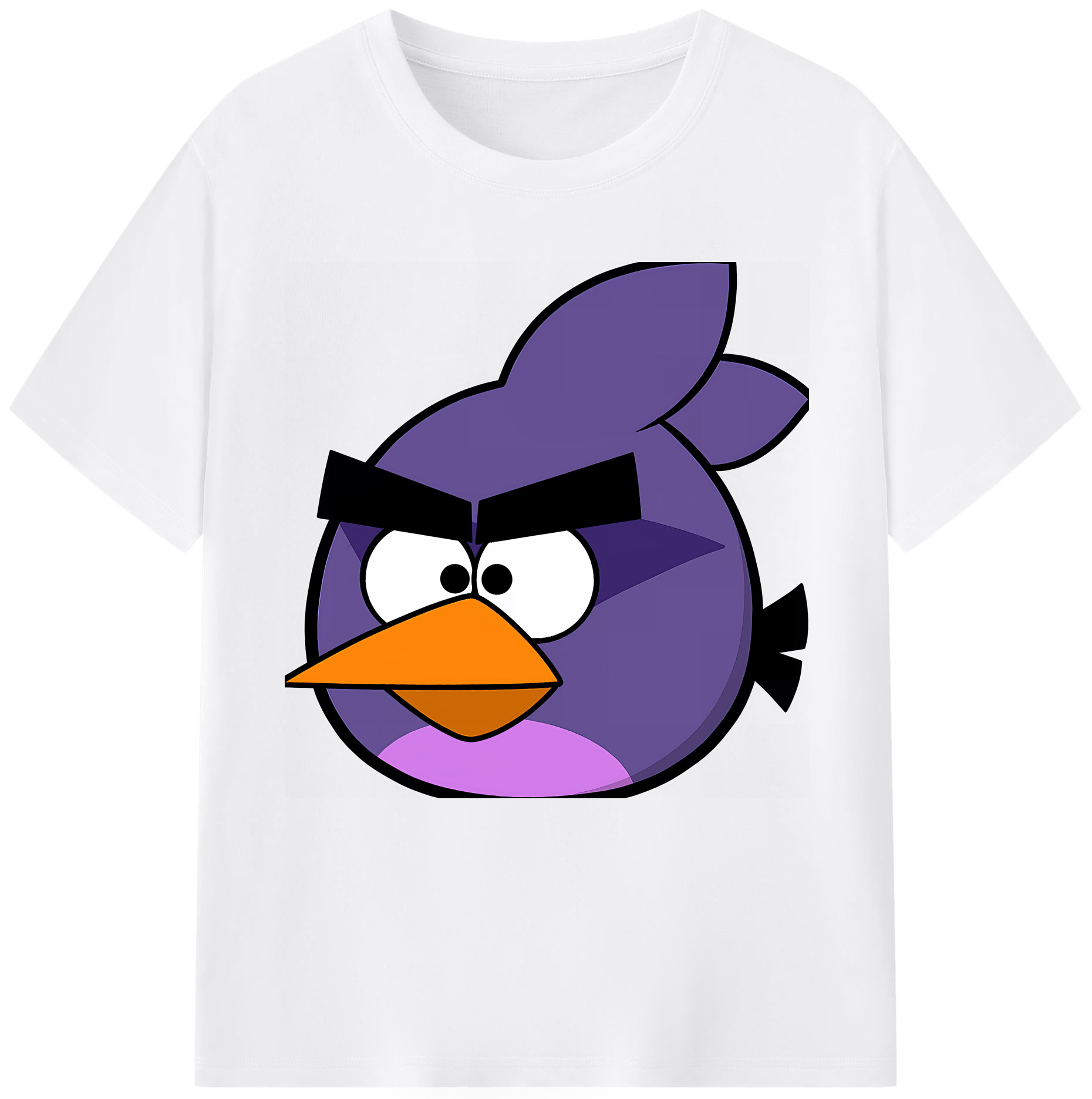 （画像用） Angry Birds アングリーバード 綿100％半袖Tシャツ（フロントプリント）