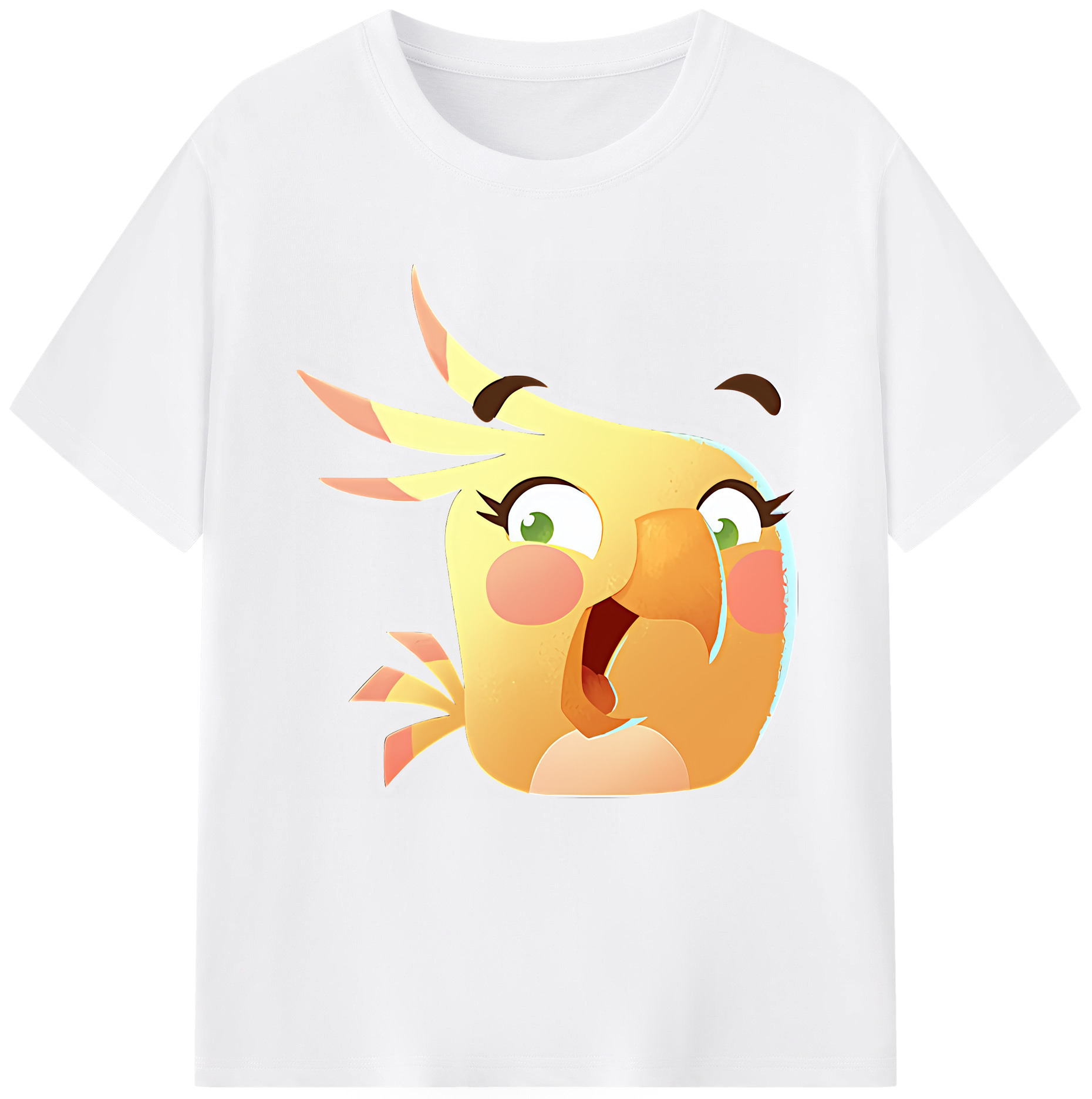 （画像用） Angry Birds アングリーバード 綿100％半袖Tシャツ（フロントプリント）