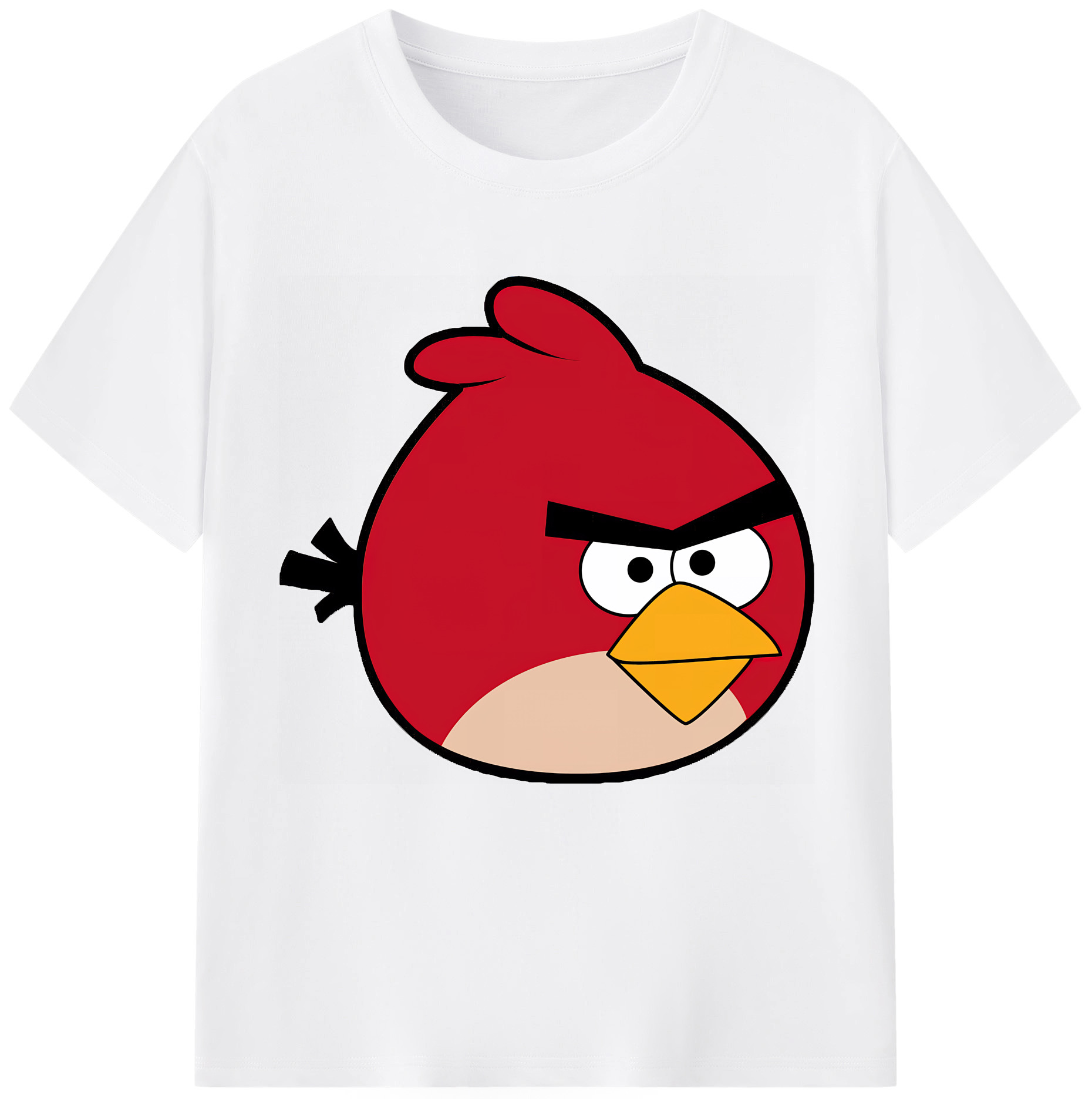 （画像用） Angry Birds アングリーバード 綿100％半袖Tシャツ（フロントプリント）