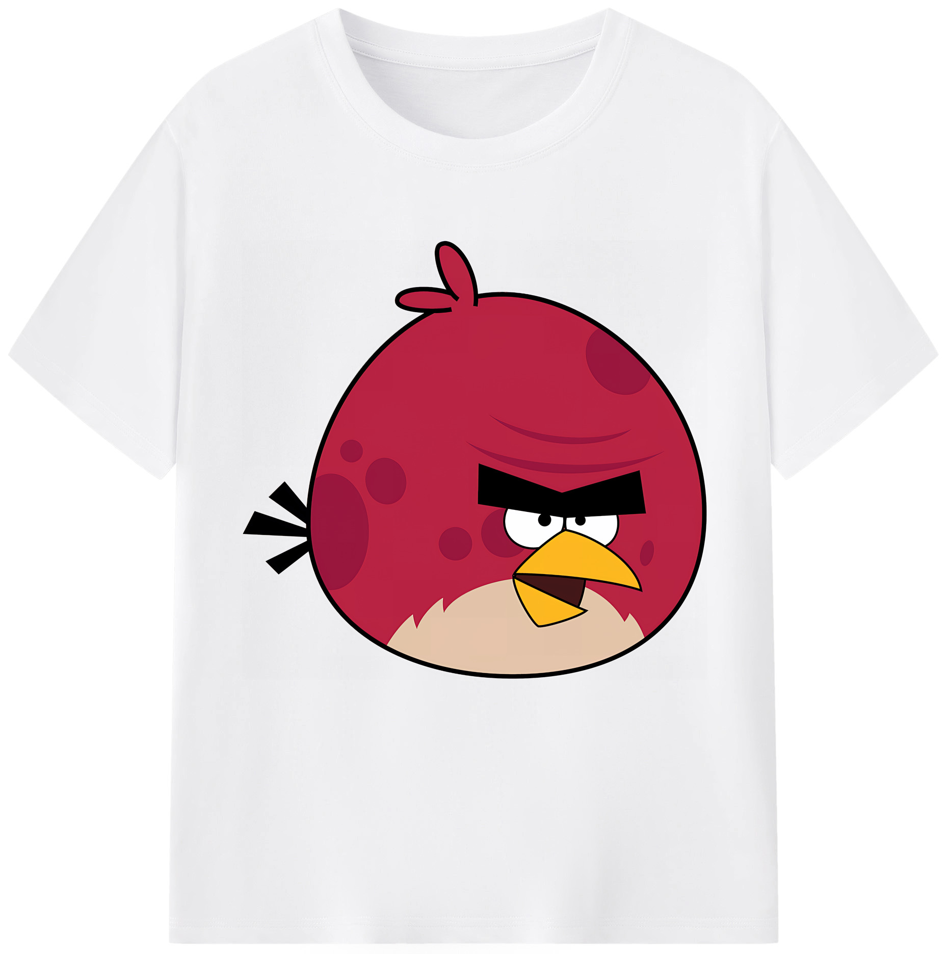 （画像用） Angry Birds アングリーバード 綿100％半袖Tシャツ（フロントプリント）
