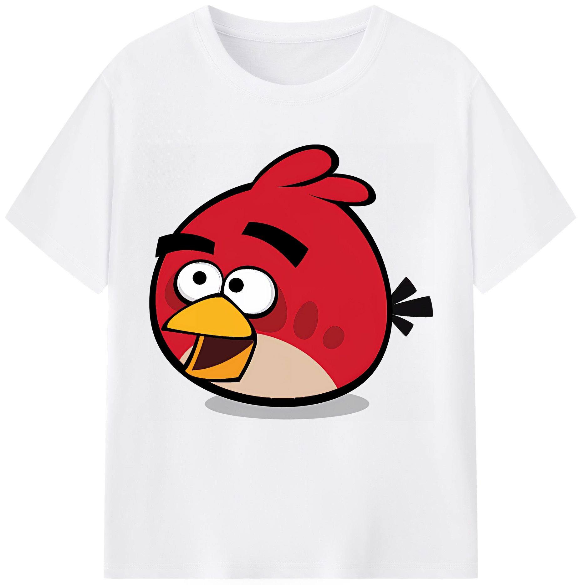 （画像用） Angry Birds アングリーバード 綿100％半袖Tシャツ（フロントプリント）
