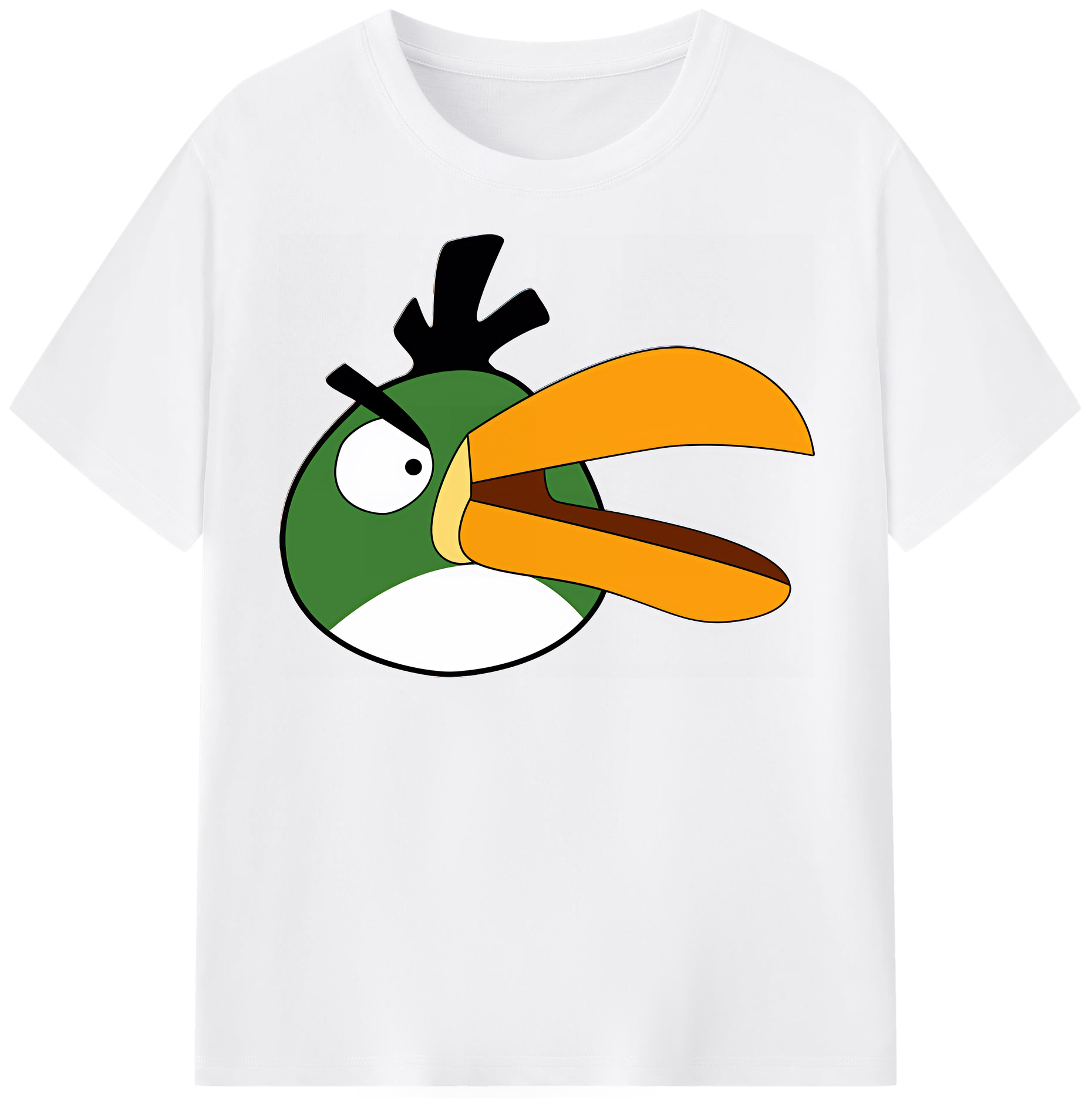 （画像用） Angry Birds アングリーバード 綿100％半袖Tシャツ（フロントプリント）