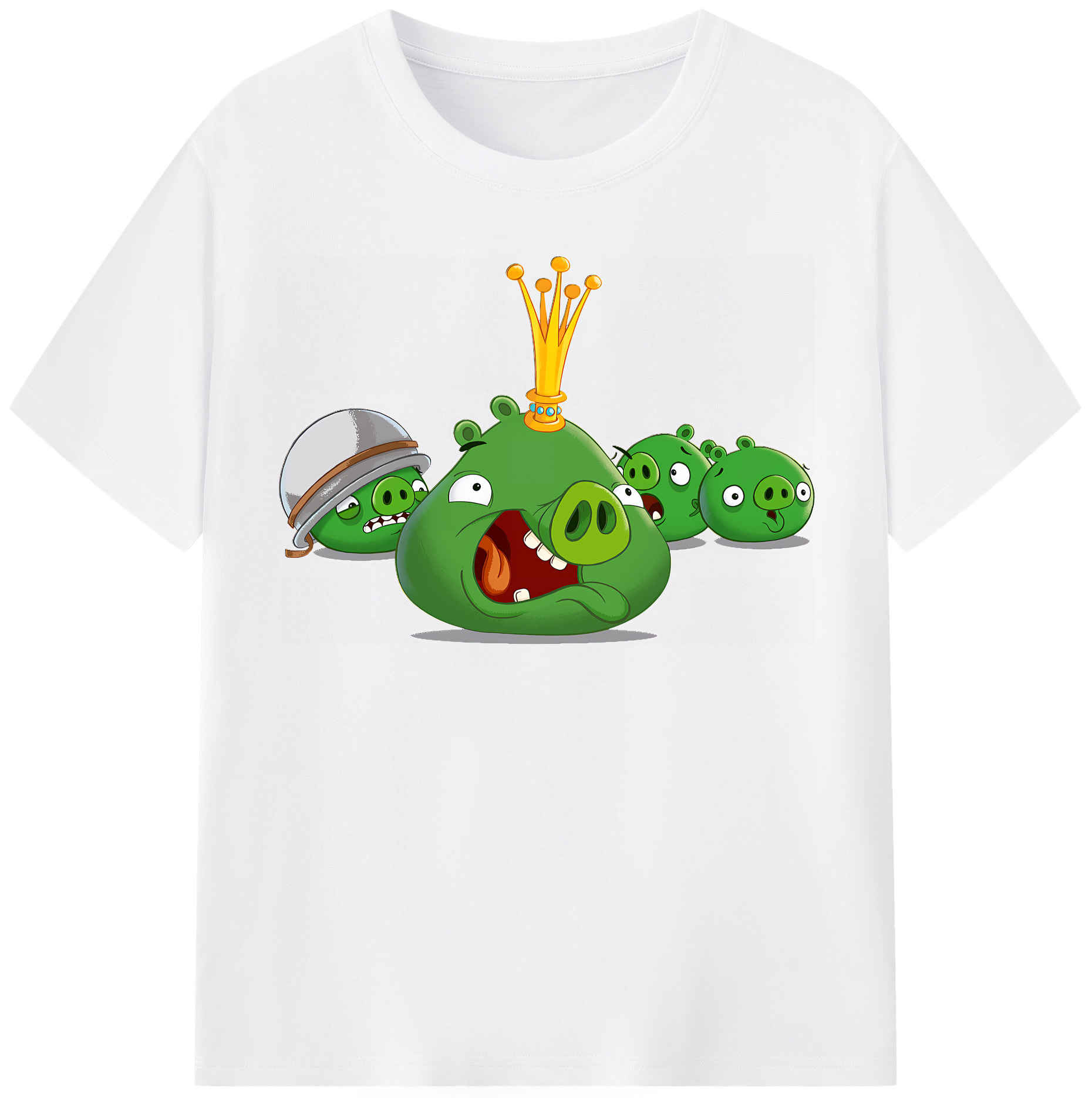 （画像用） Angry Birds アングリーバード 綿100％半袖Tシャツ（フロントプリント）