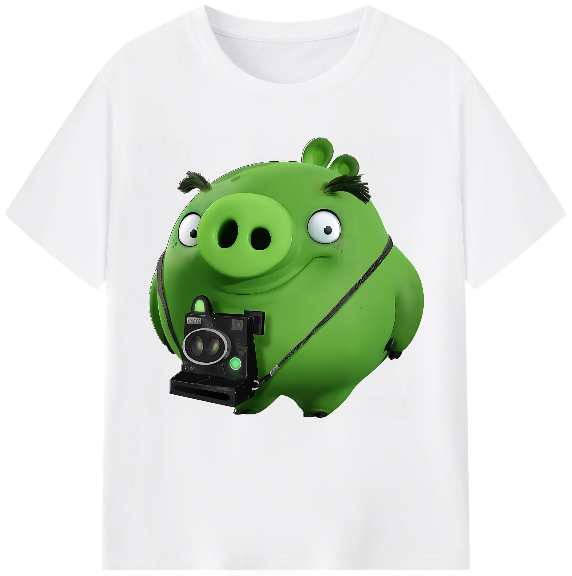 （画像用） Angry Birds アングリーバード 綿100％半袖Tシャツ（フロントプリント）