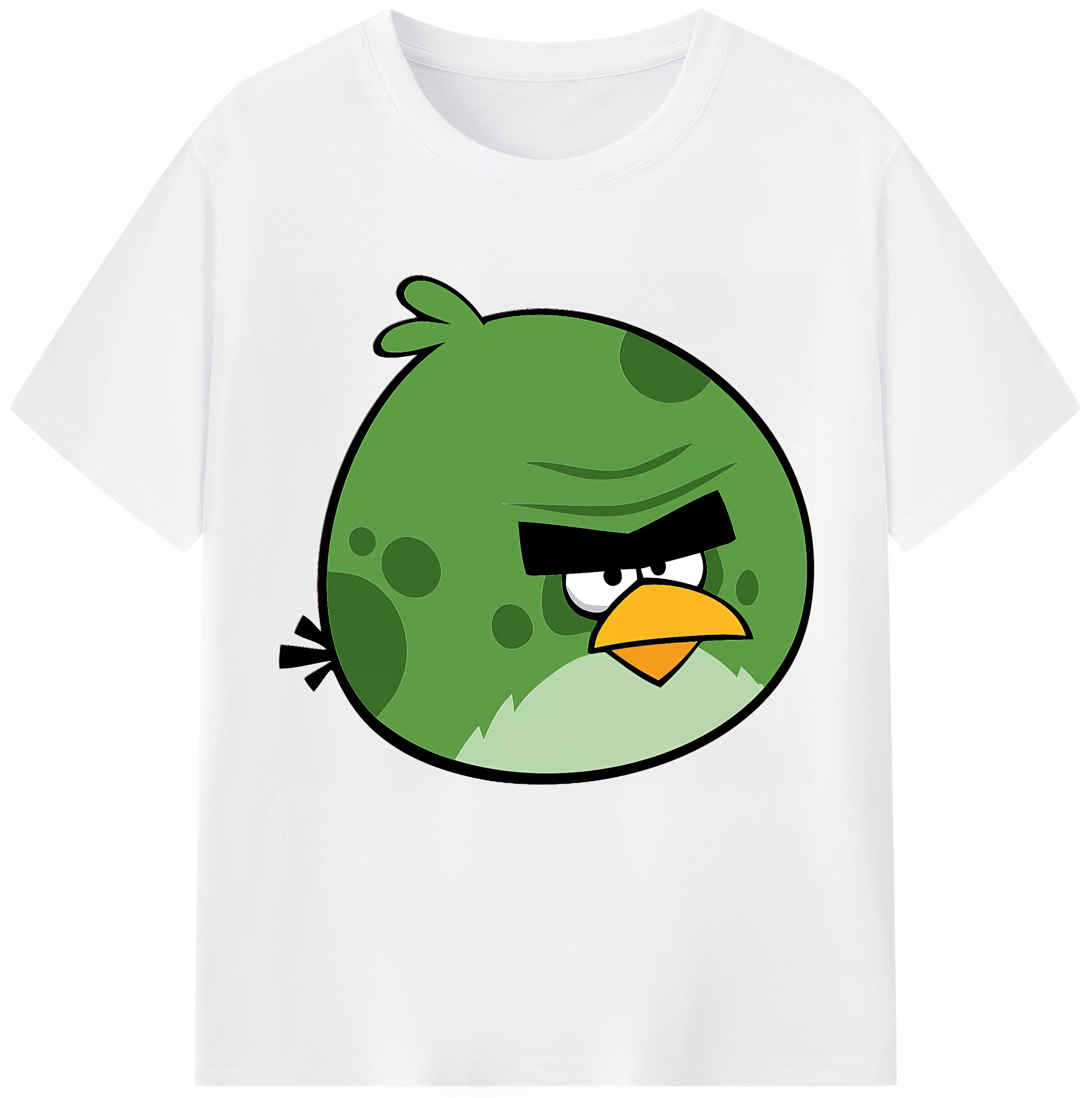 （画像用） Angry Birds アングリーバード 綿100％半袖Tシャツ（フロントプリント）