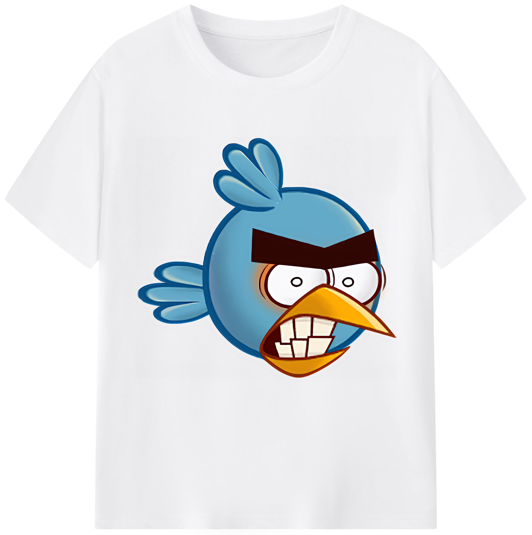 （画像用） Angry Birds アングリーバード 綿100％半袖Tシャツ（フロントプリント）