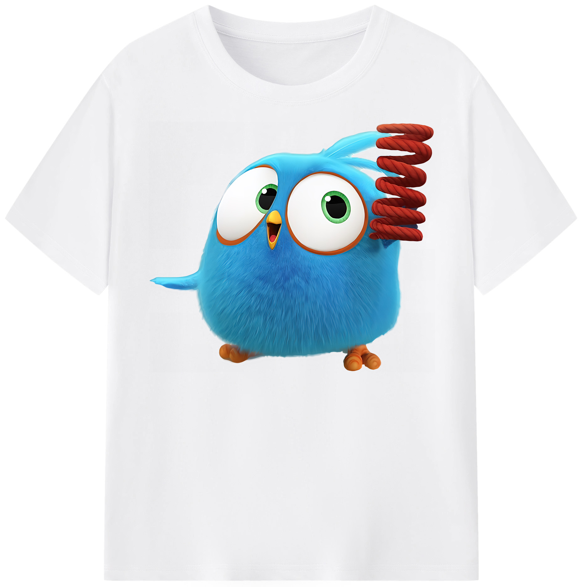 （画像用） Angry Birds アングリーバード 綿100％半袖Tシャツ（フロントプリント）