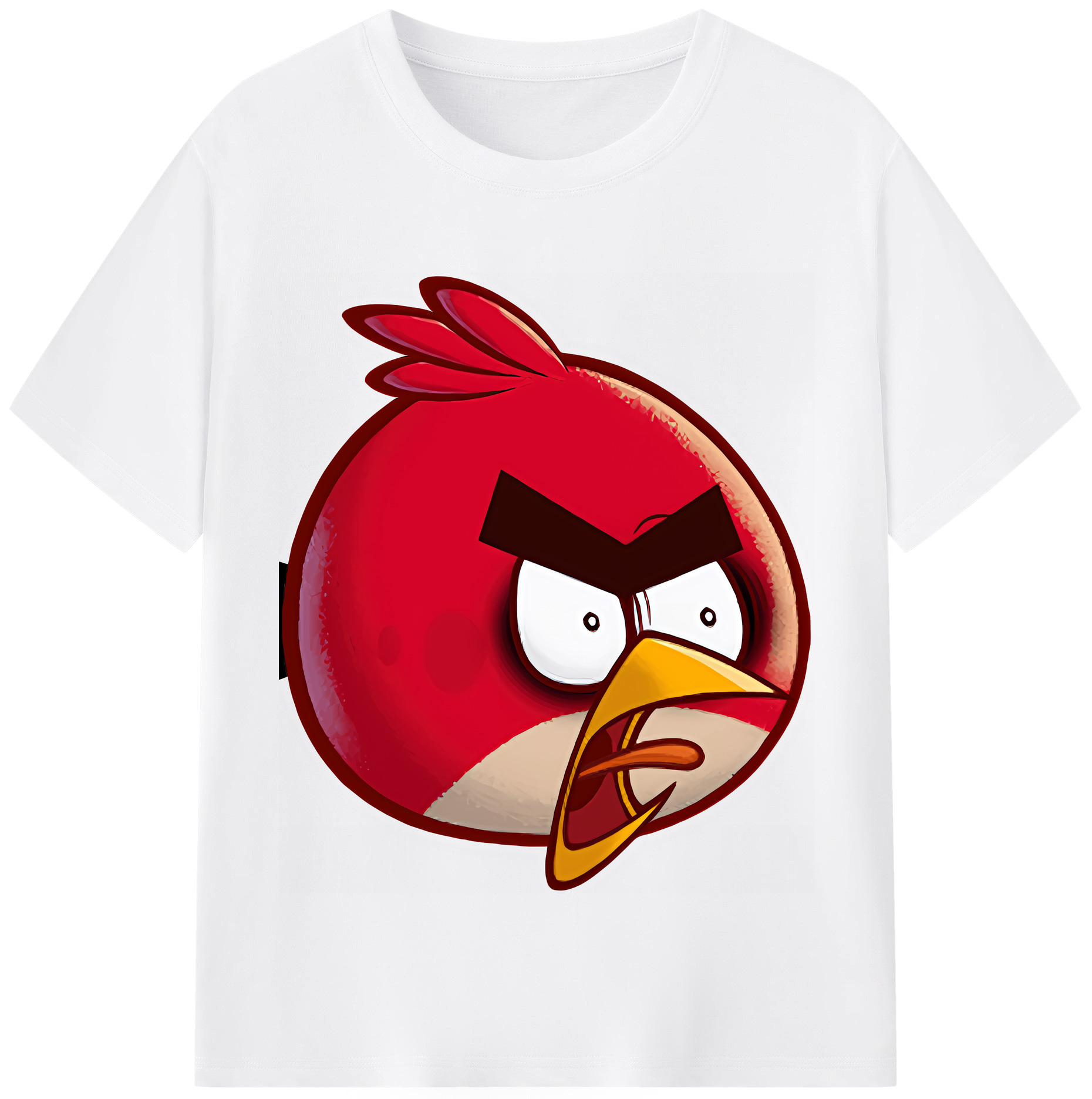 （画像用） Angry Birds アングリーバード 綿100％半袖Tシャツ（フロントプリント）