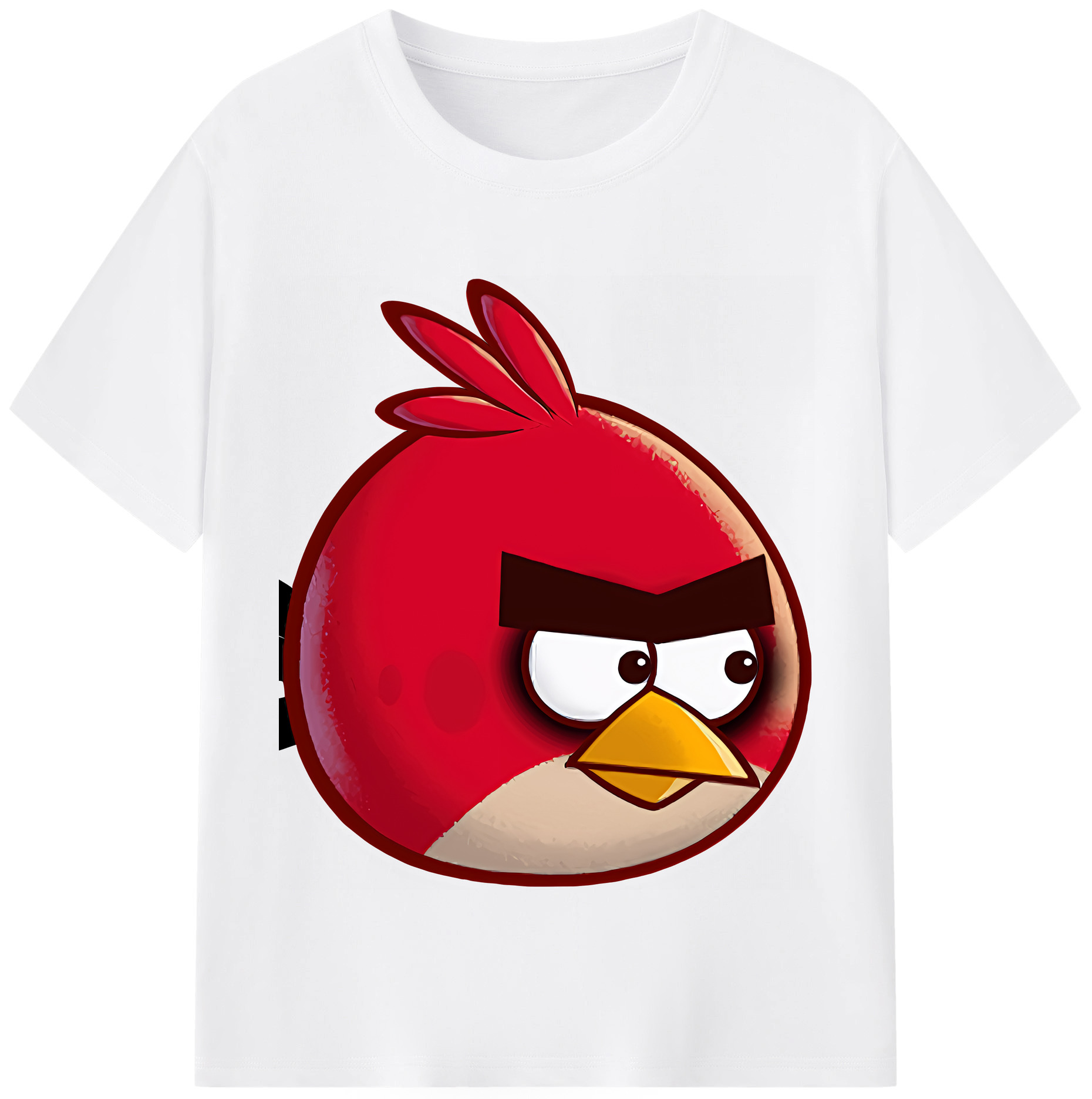 （画像用） Angry Birds アングリーバード 綿100％半袖Tシャツ（フロントプリント）