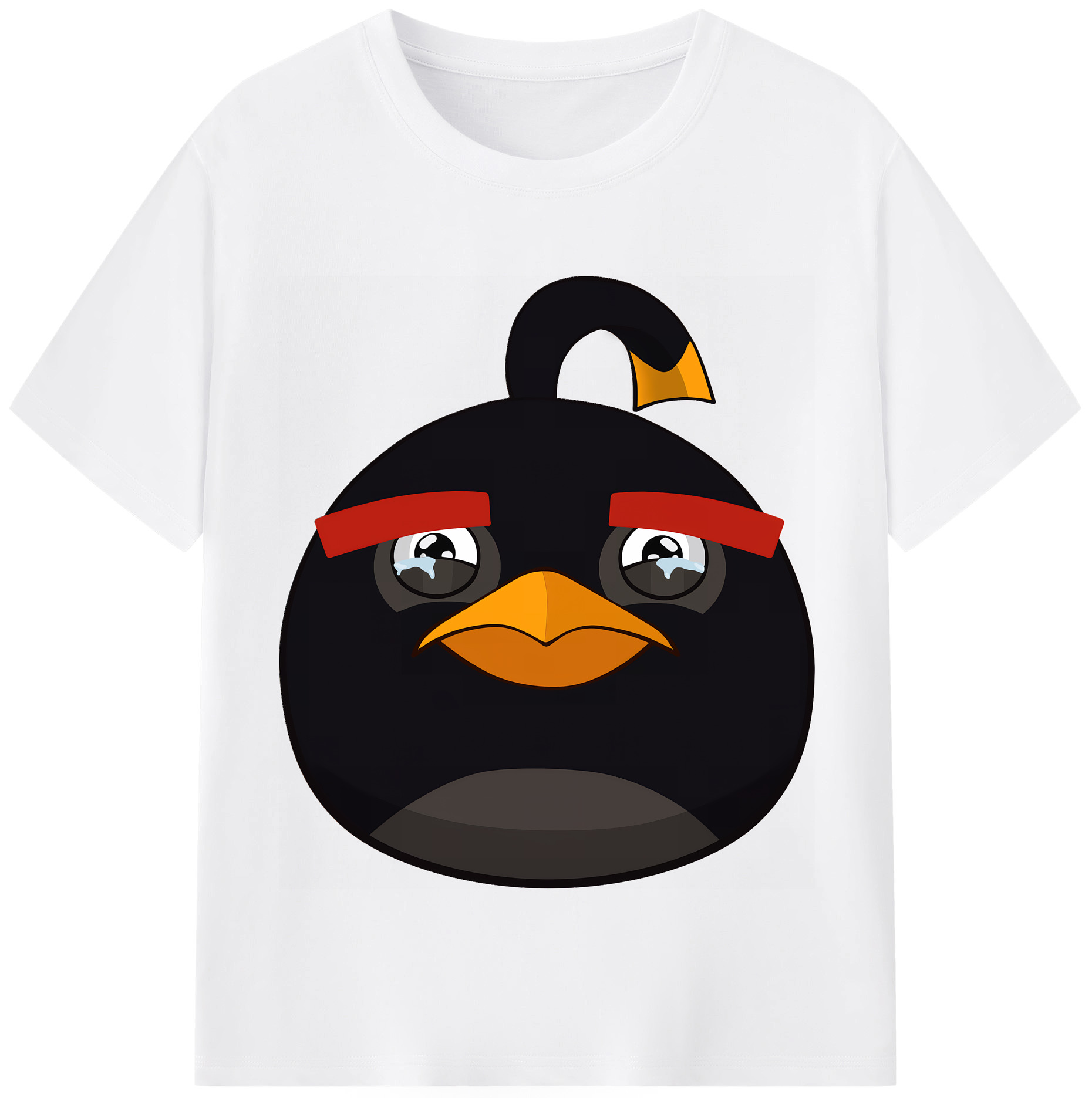 （画像用） Angry Birds アングリーバード 綿100％半袖Tシャツ（フロントプリント）