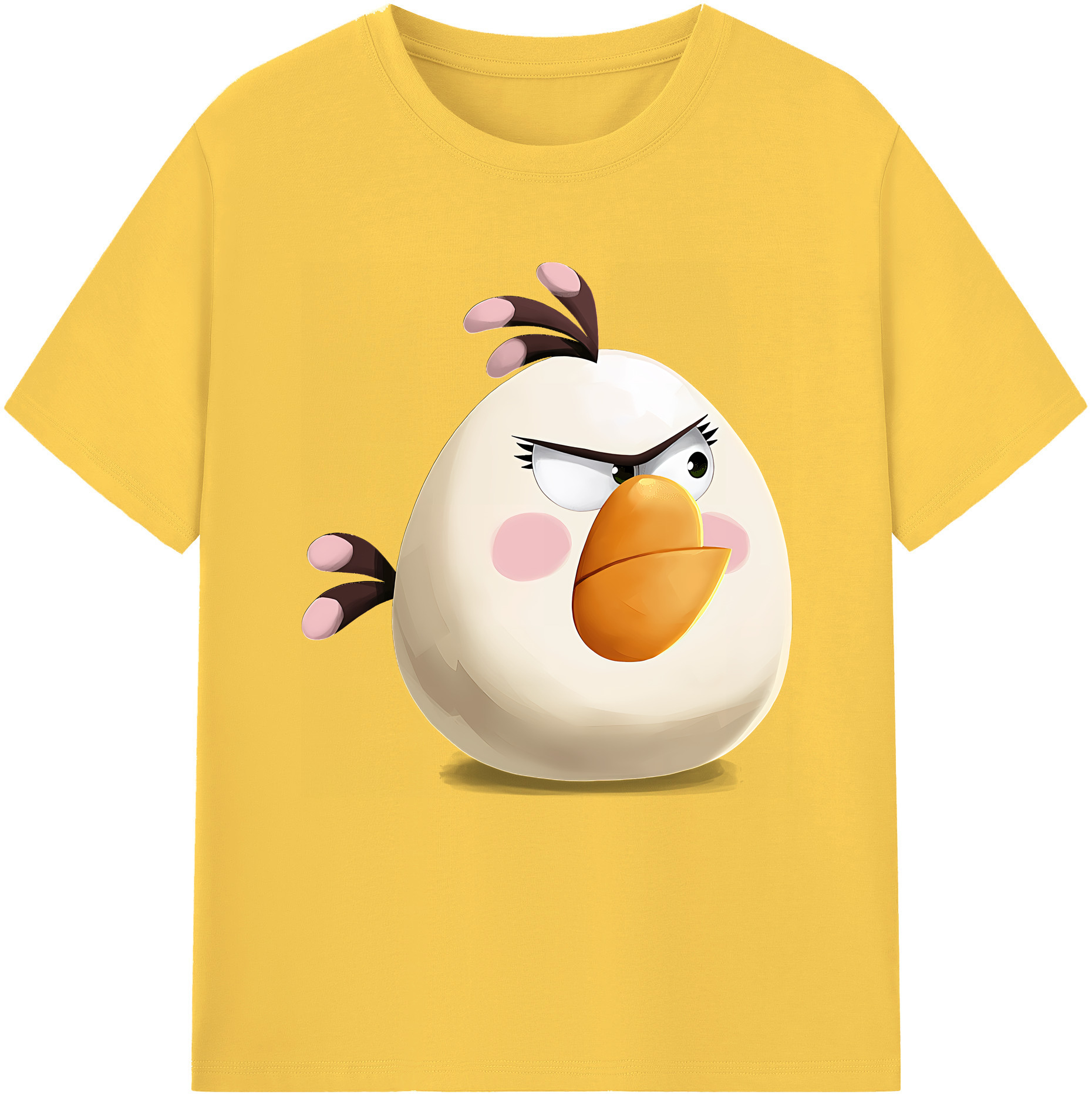 （画像用） Angry Birds アングリーバード 綿100％半袖Tシャツ（フロントプリント）