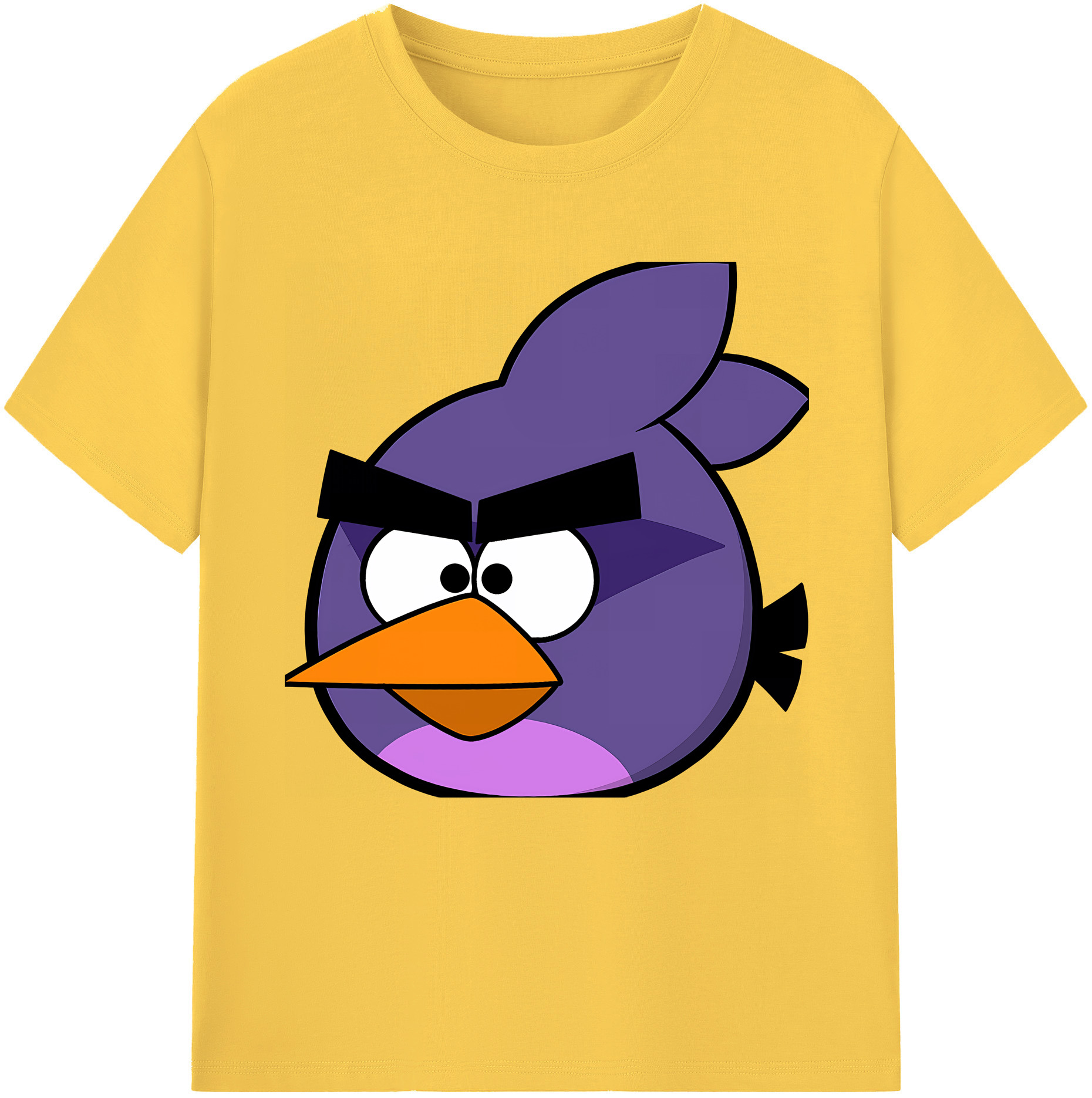 （画像用） Angry Birds アングリーバード 綿100％半袖Tシャツ（フロントプリント）