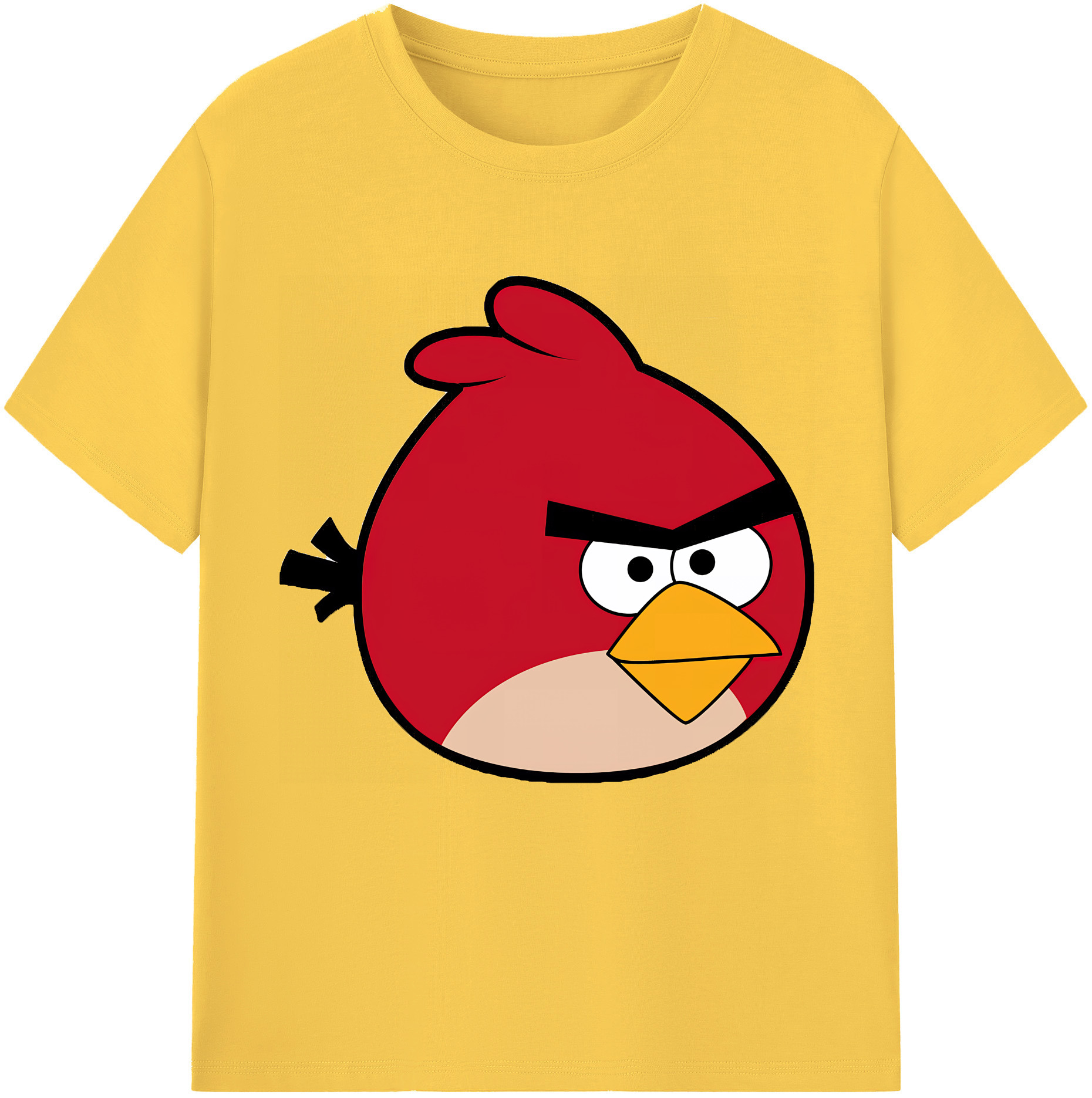 （画像用） Angry Birds アングリーバード 綿100％半袖Tシャツ（フロントプリント）